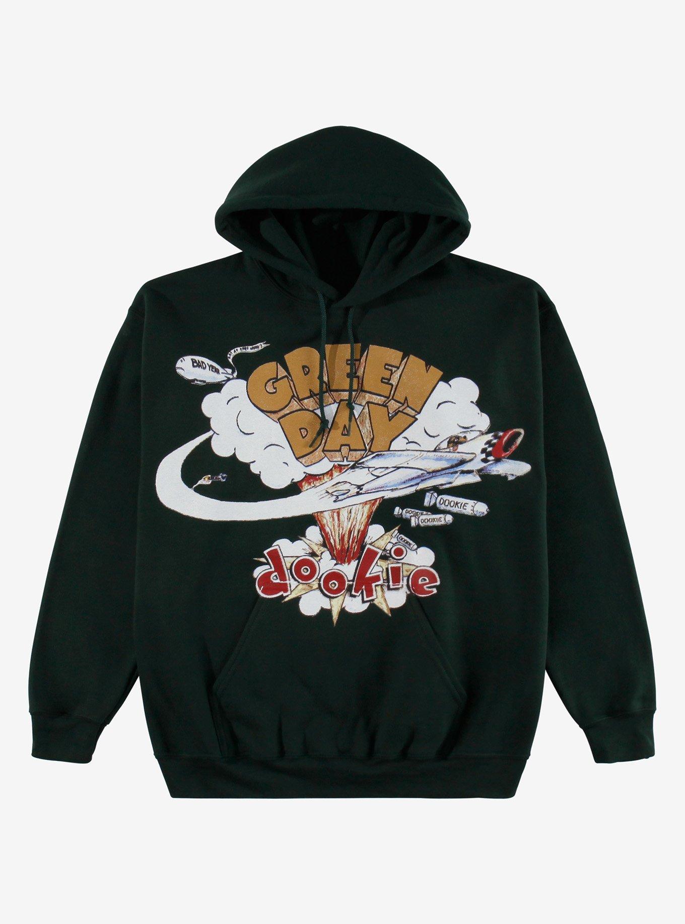 Green Day Dookie Green Hoodie Hot Topic