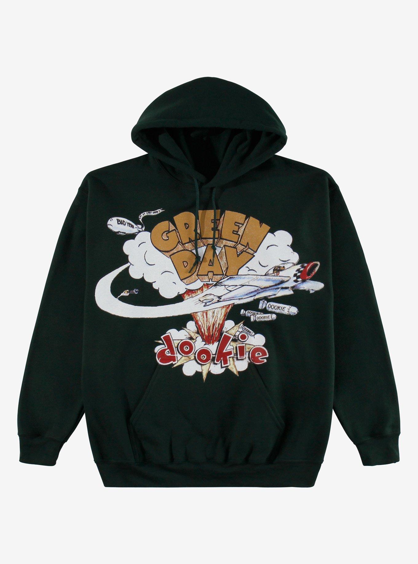 Green Day Dookie Green Hoodie, , hi-res