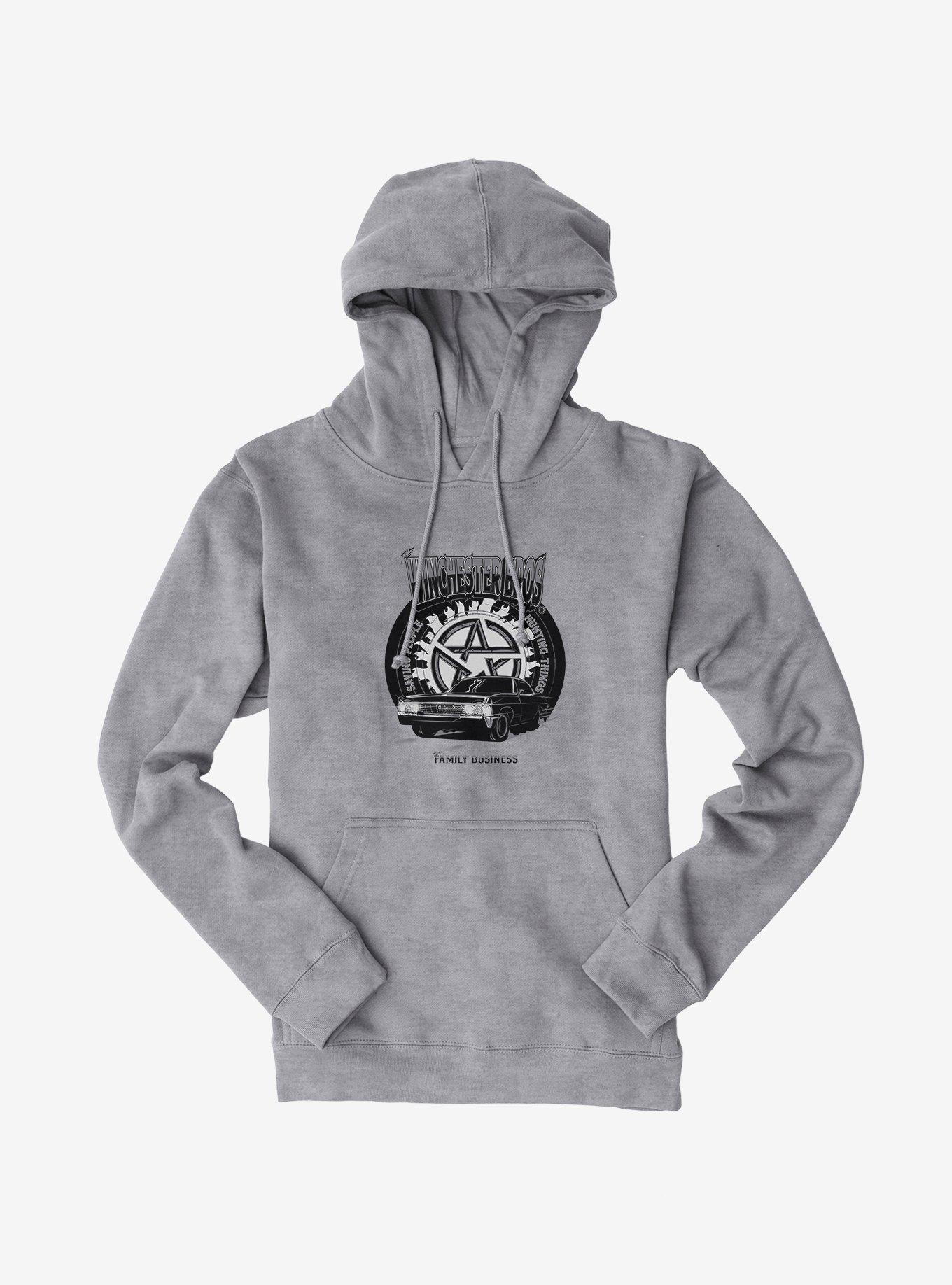 Supernatural Winchester Bros. Hoodie, SPORT GRAY, hi-res