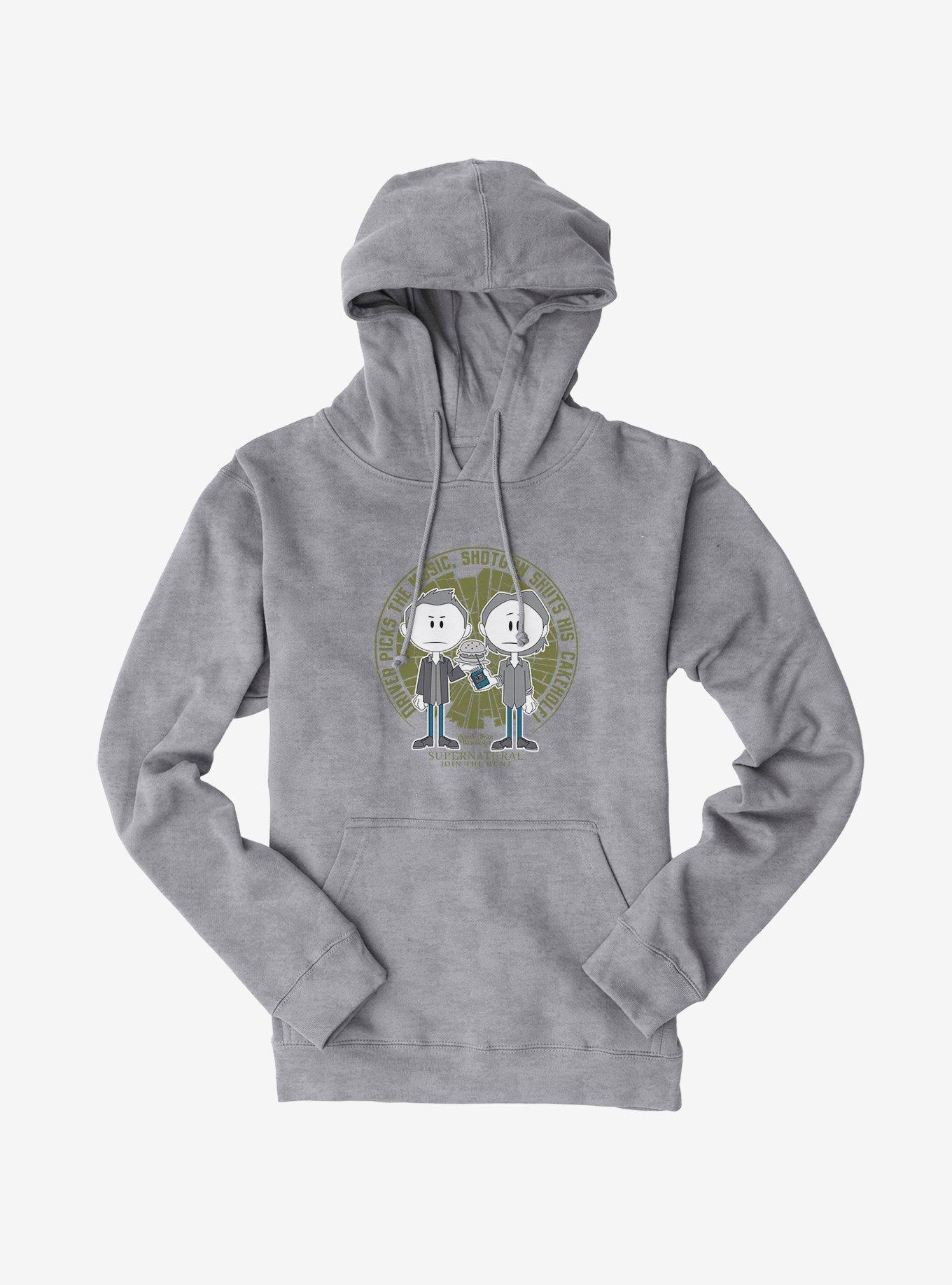 Supernatural Driver And Shotgun Hoodie, SPORT GRAY, hi-res