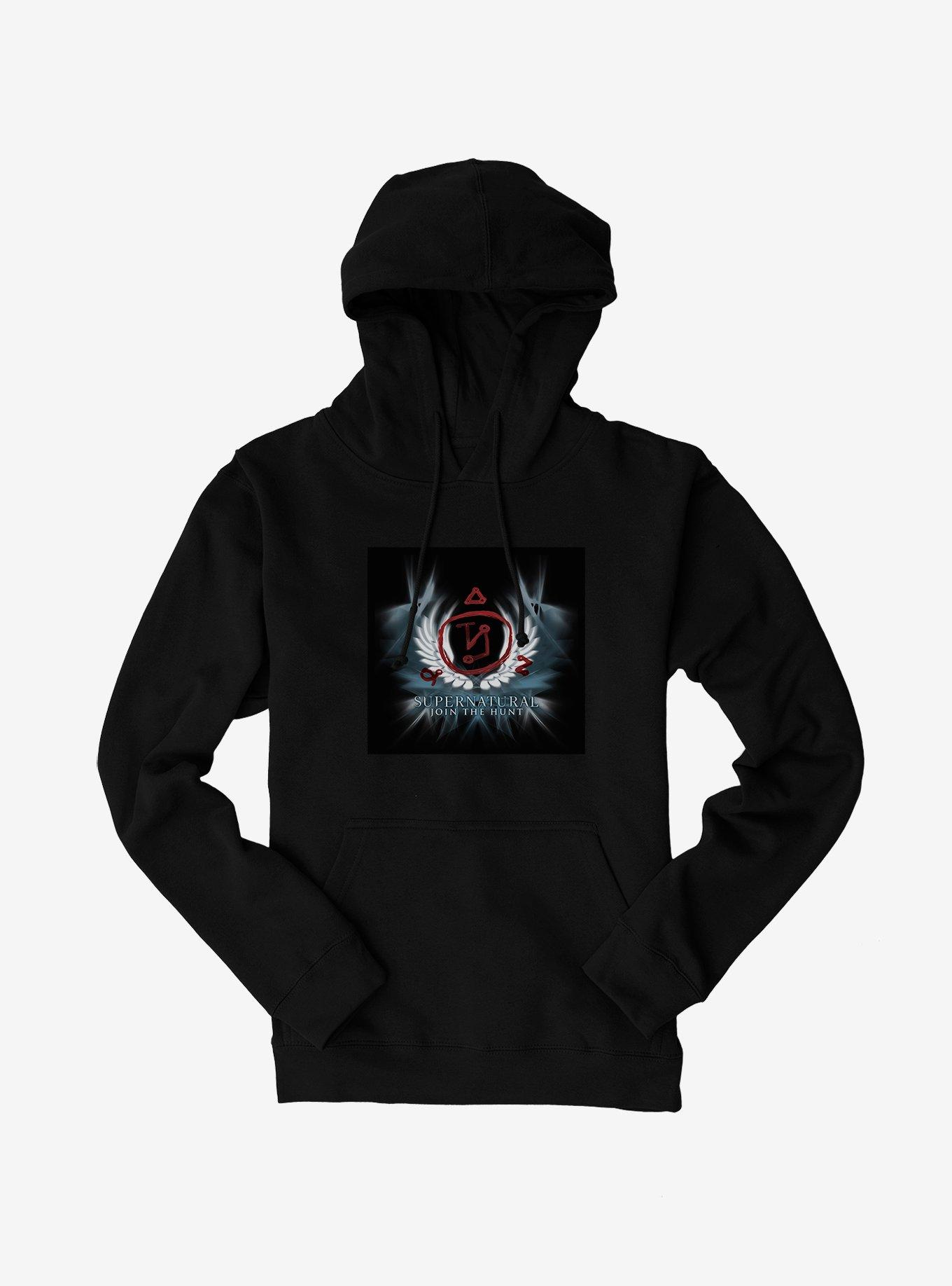 Supernatural Wings Emblem Hoodie