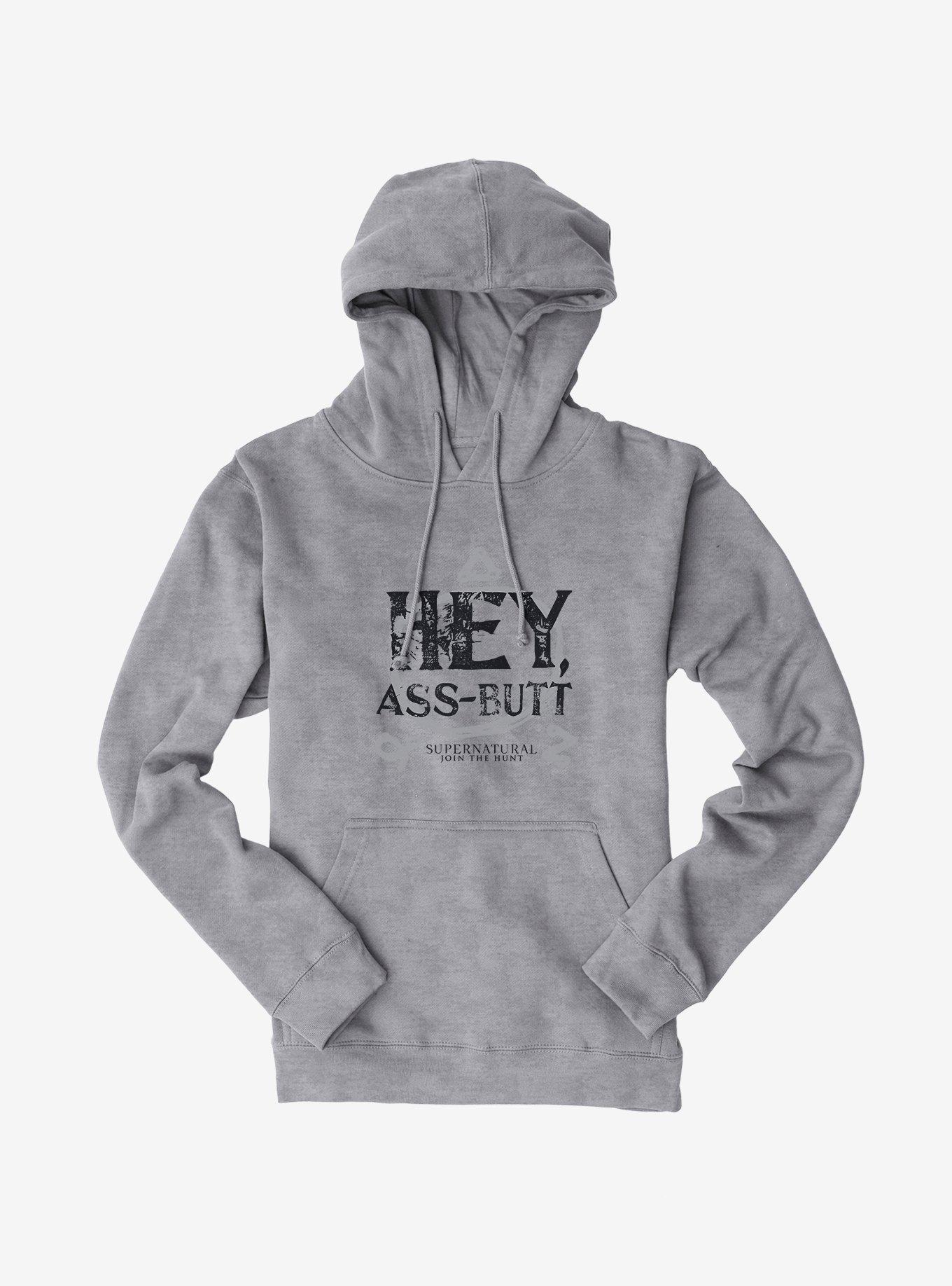 Supernatural Hey Assbutt Hoodie, , hi-res