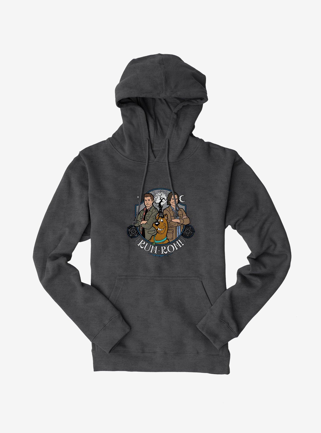 Supernatural Scoobynatural Ruh-Roh Hoodie, DARK HEATHER, hi-res
