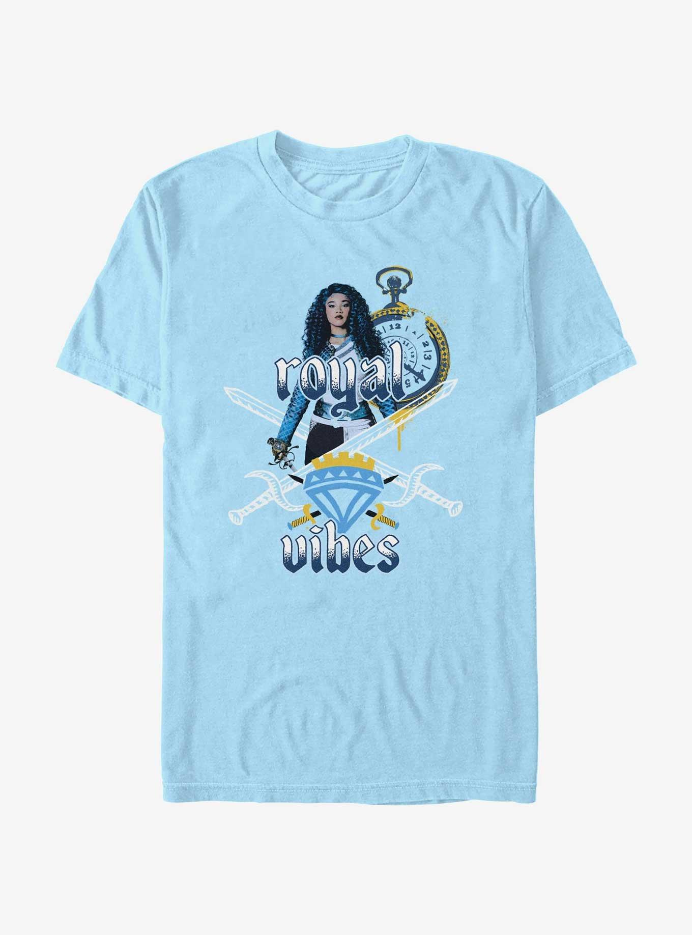 Disney Descendants Royal Vibes Swords T-Shirt, LT BLUE, hi-res