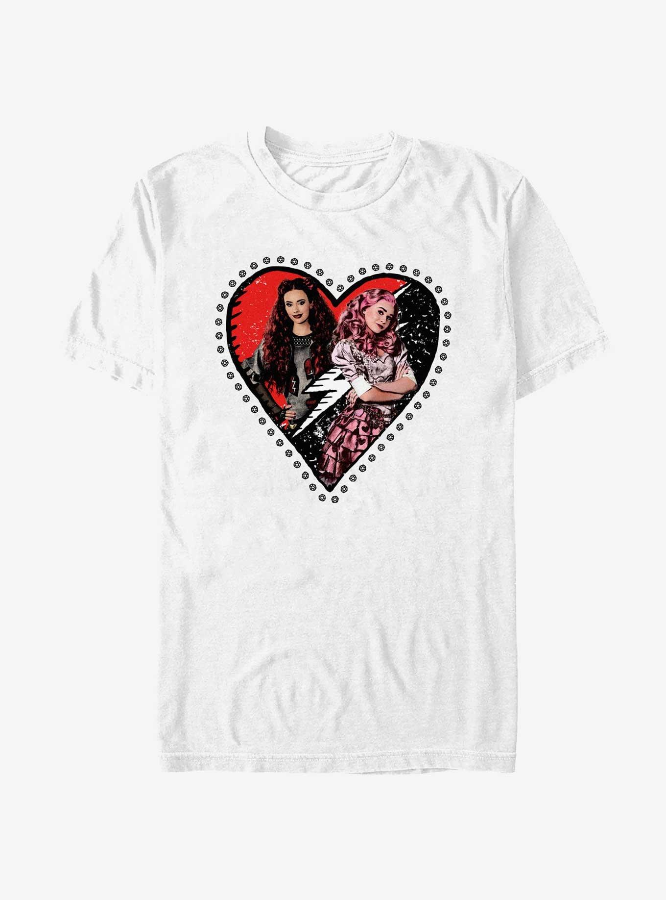 Disney Descendants Red And Bridget Heart  T-Shirt