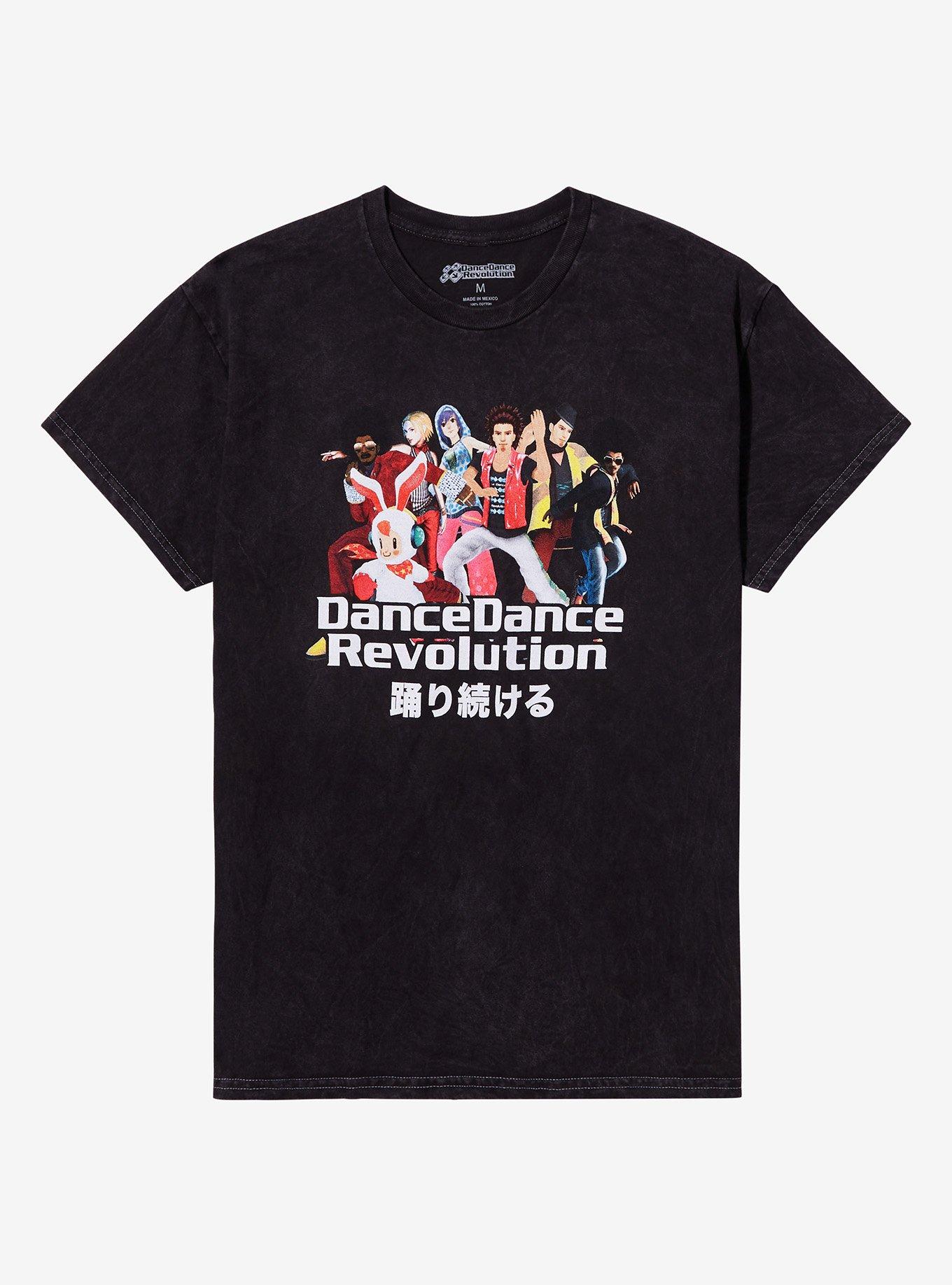 Dance Dance Revolution Group Dark Wash T-Shirt | Hot Topic