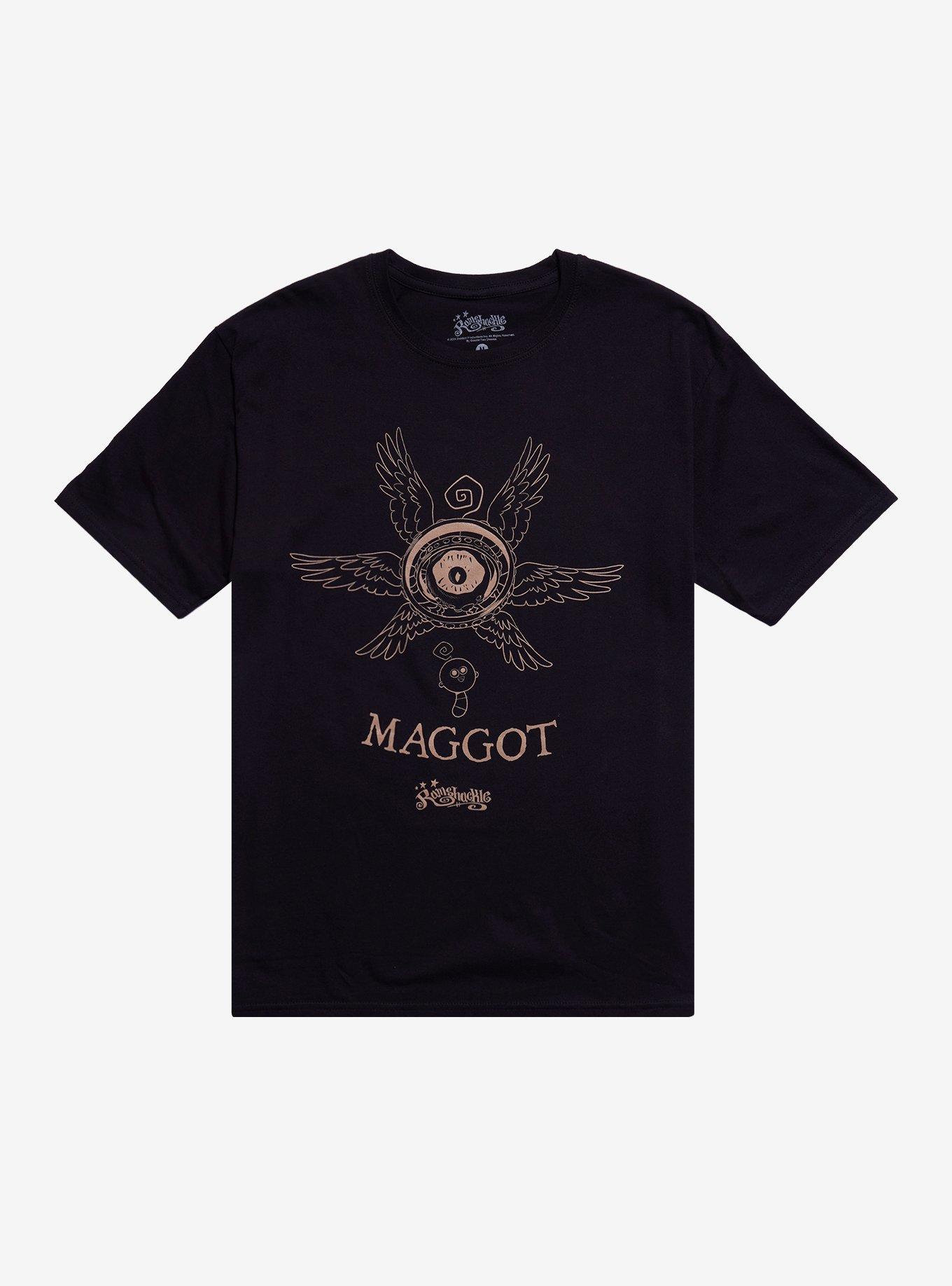 Ramshackle Maggot T-Shirt, BLACK, hi-res