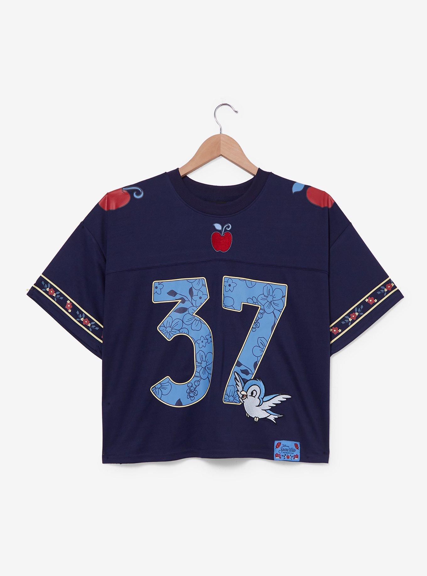 Disney Snow White and The Seven Dwarfs Snow White Cropped Women's Plus Size Football Jersey, , hi-res