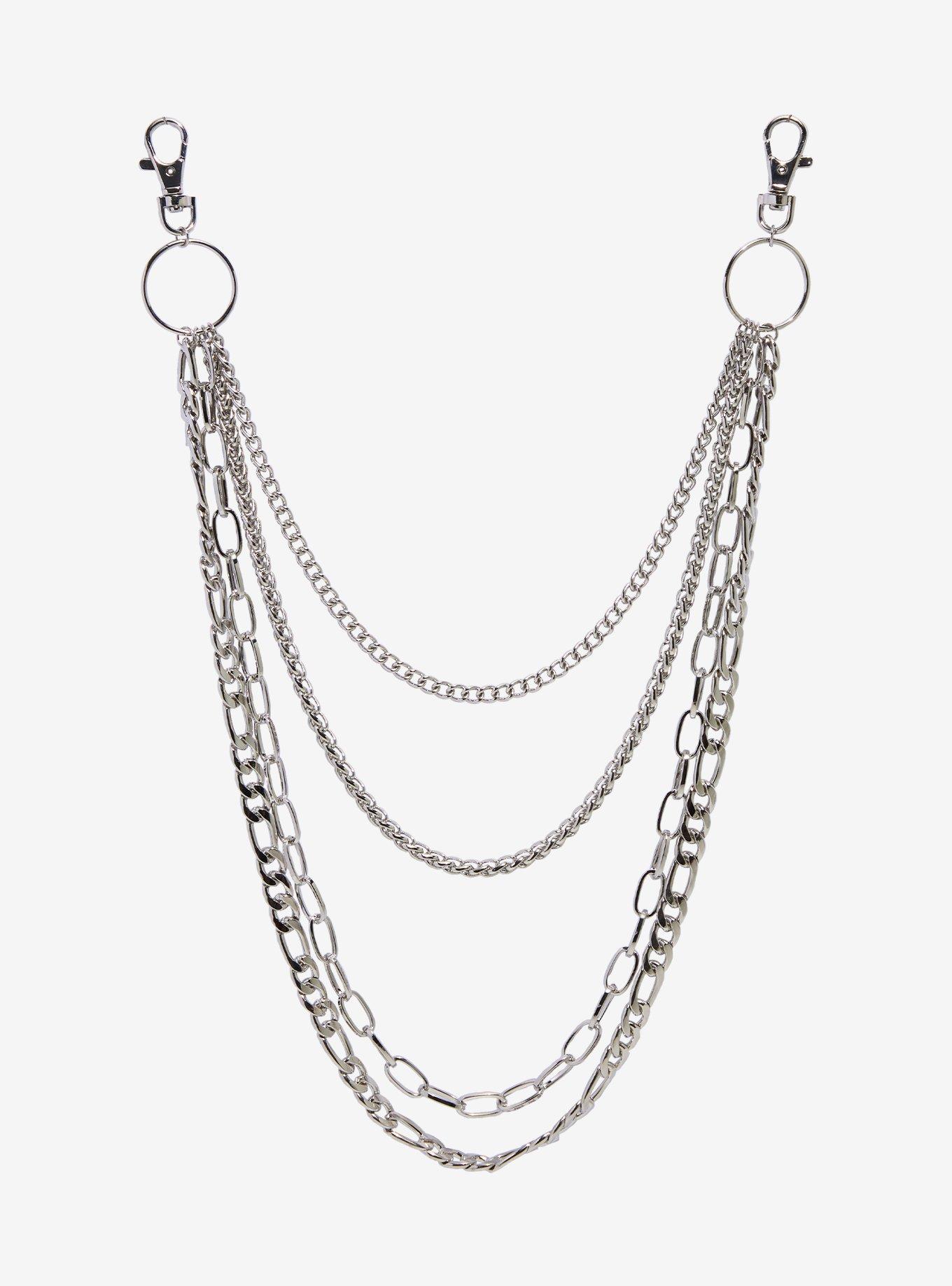 Quad 12 Inch To 24 Inch Wallet Chain, , hi-res