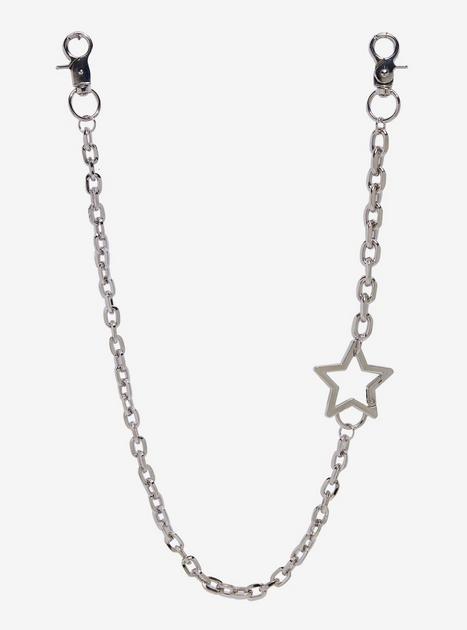 Silver Star 20 Inch Wallet Chain | Hot Topic