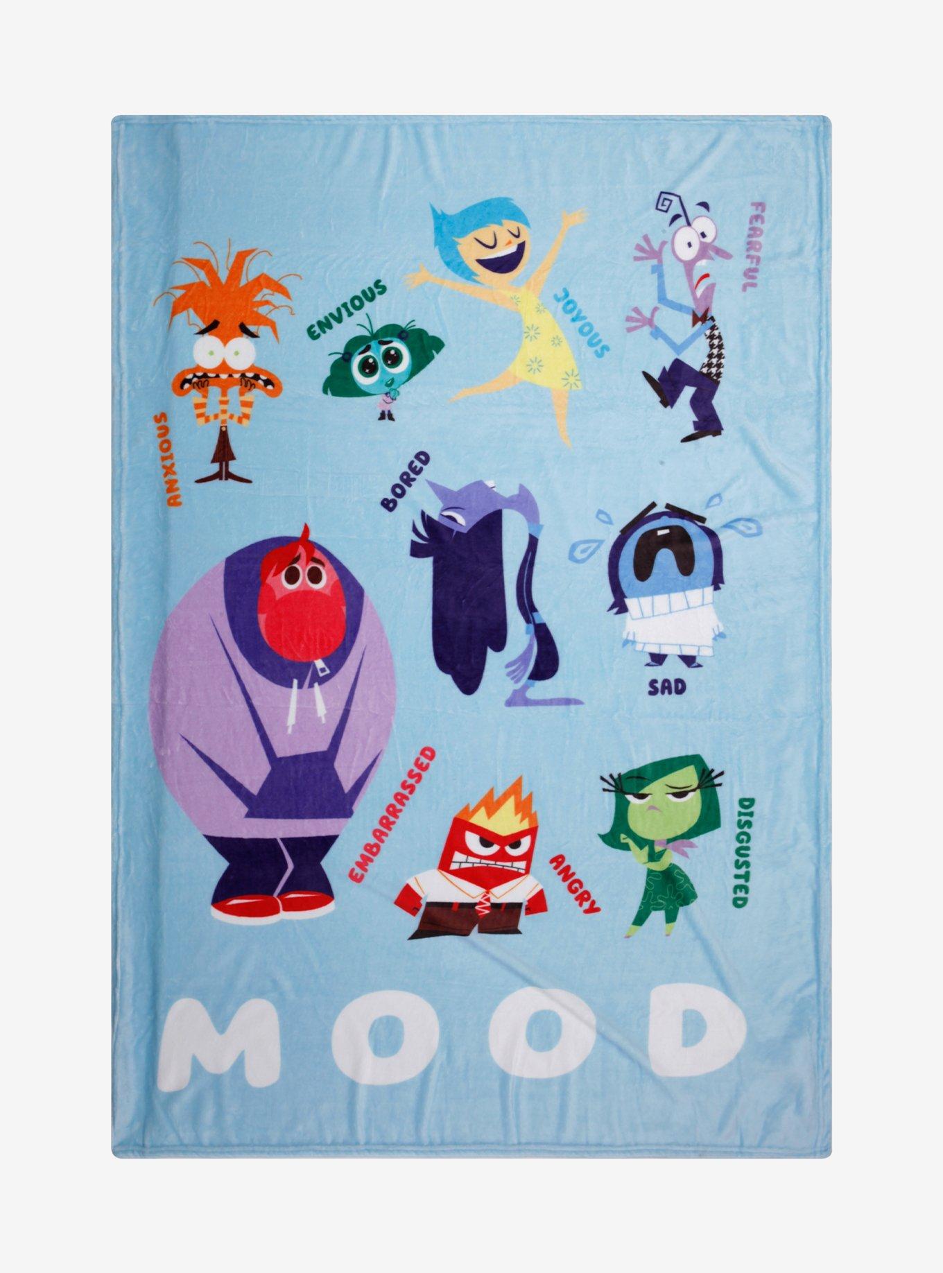 Disney Pixar Inside Out 2 Emotions Throw Blanket, , hi-res