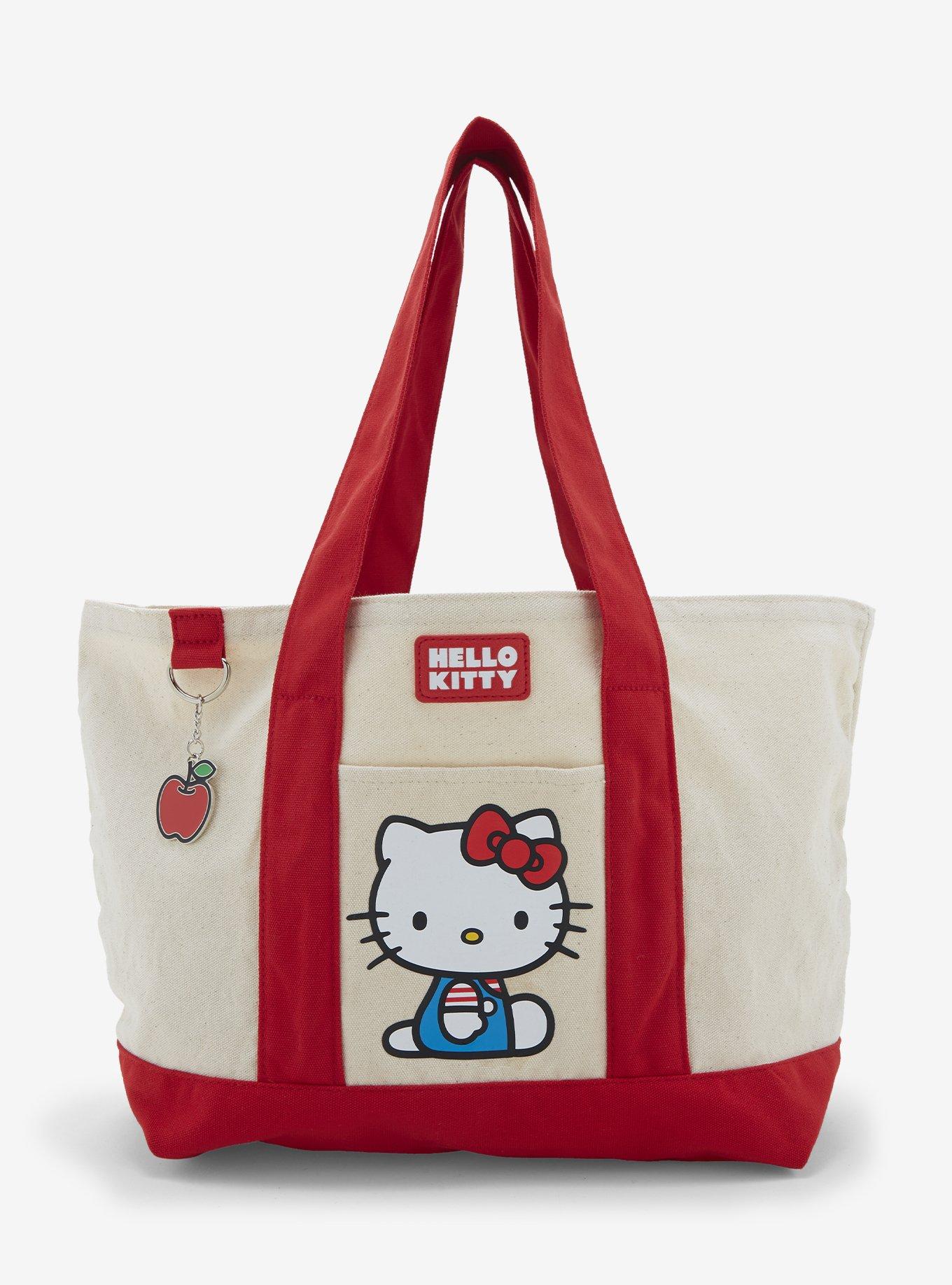 Hello Kitty Red & Cream Mini Tote Bag, , hi-res