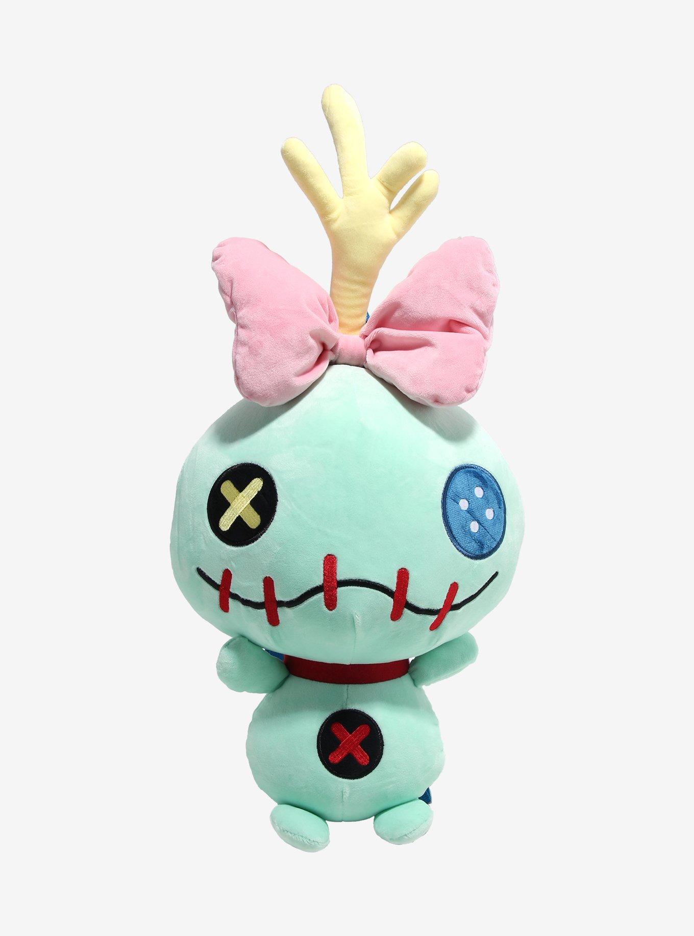 Loungefly Heart logo Stitch and Scrump plush backpack set Loungefly Disney Stitch & Scrump Cherry Blossoms Mini  main image 2