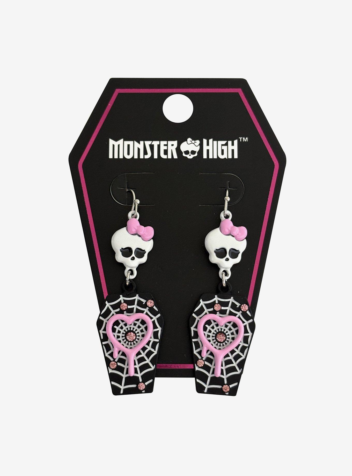 Monster High Draculaura Coffin Earrings, , hi-res