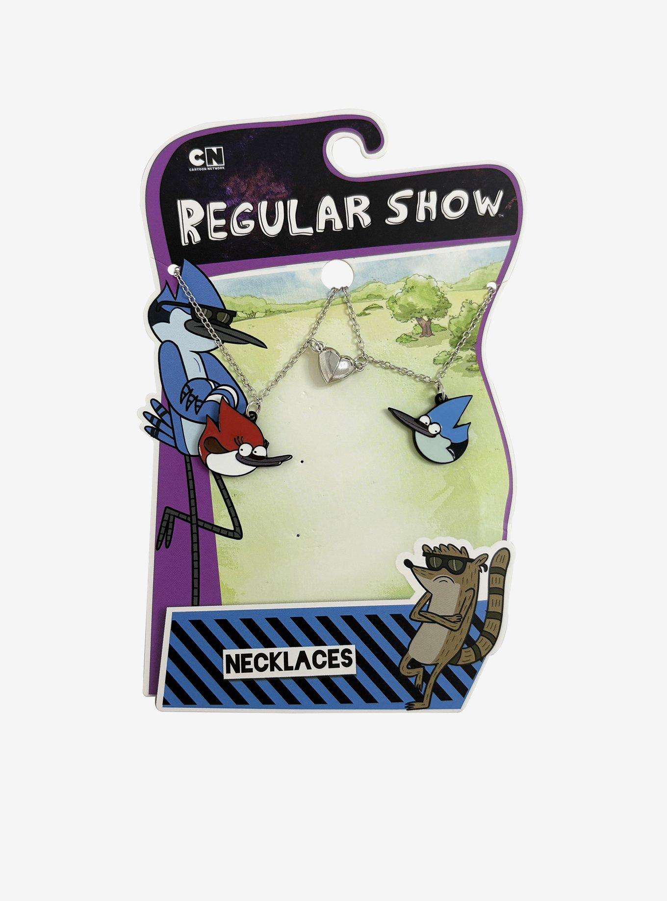 Regular Show Mordecai & Margaret Best Friend Necklace Set, , hi-res