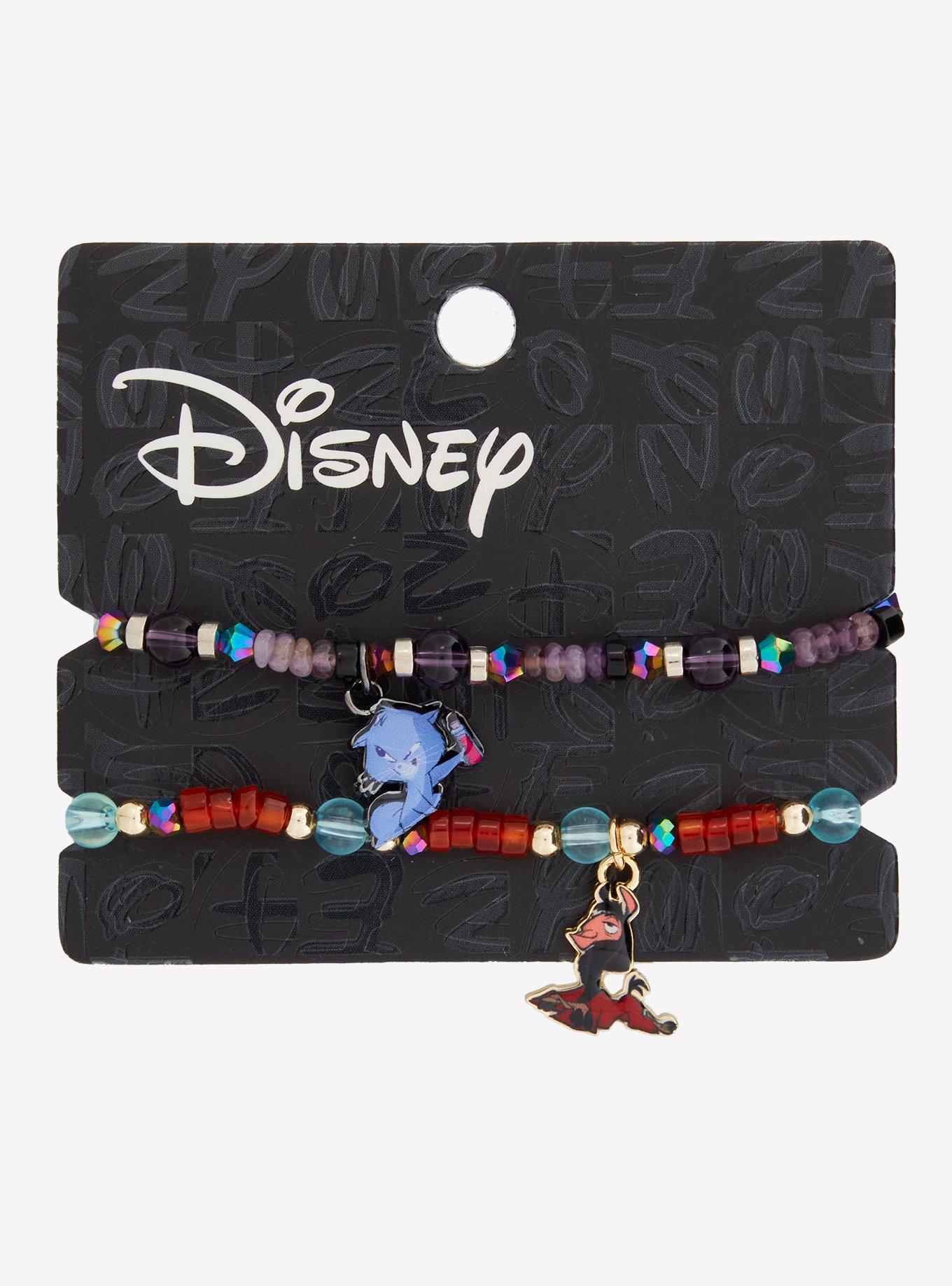 Disney The Emperor's New Groove Kuzco & Yzma Best Friend Bead Bracelet Set