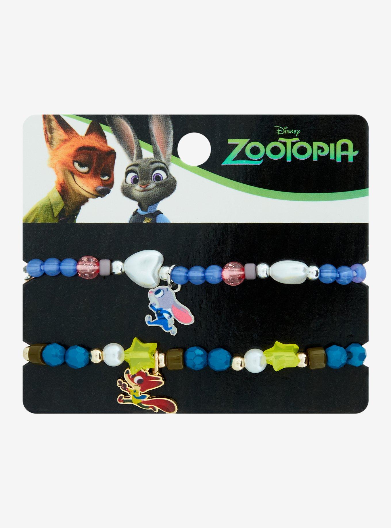 Disney Zootopia Nick & Judy Best Friend Bead Bracelet Set, , hi-res