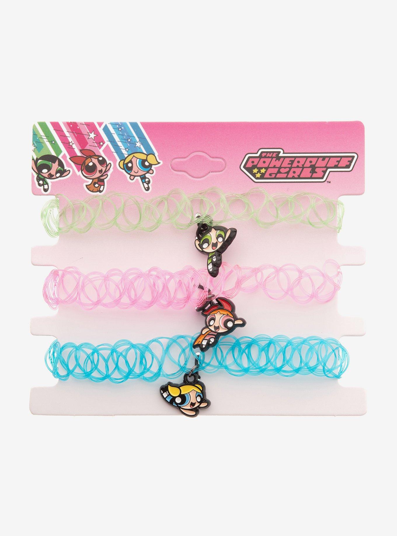 The Powerpuff Girls Trio Tattoo Choker Set, , hi-res