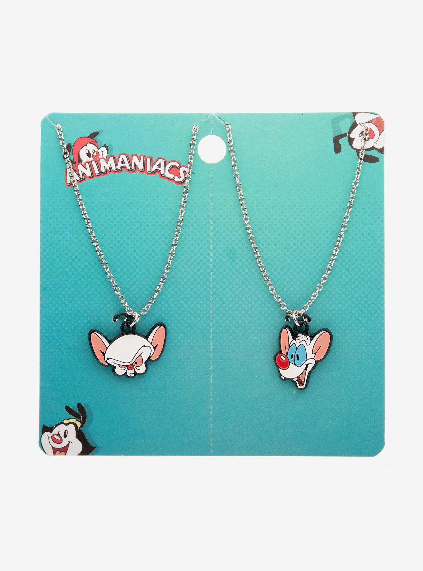 Animaniacs Pinky & The Brain Necklace Set, , hi-res