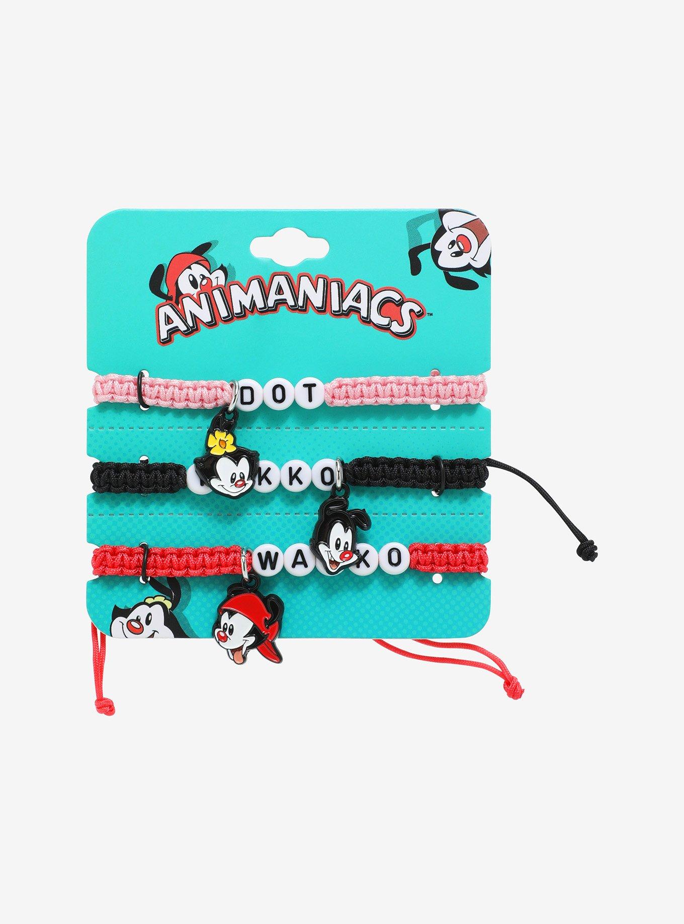 Animaniacs Charm Cord Beaded Bracelet Set, , hi-res