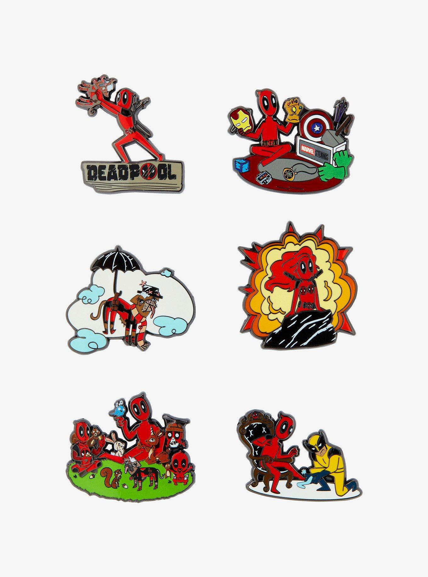 Marvel Deadpool Disney Movie Blind Box Enamel Pin — BoxLunch Exclusive, , hi-res