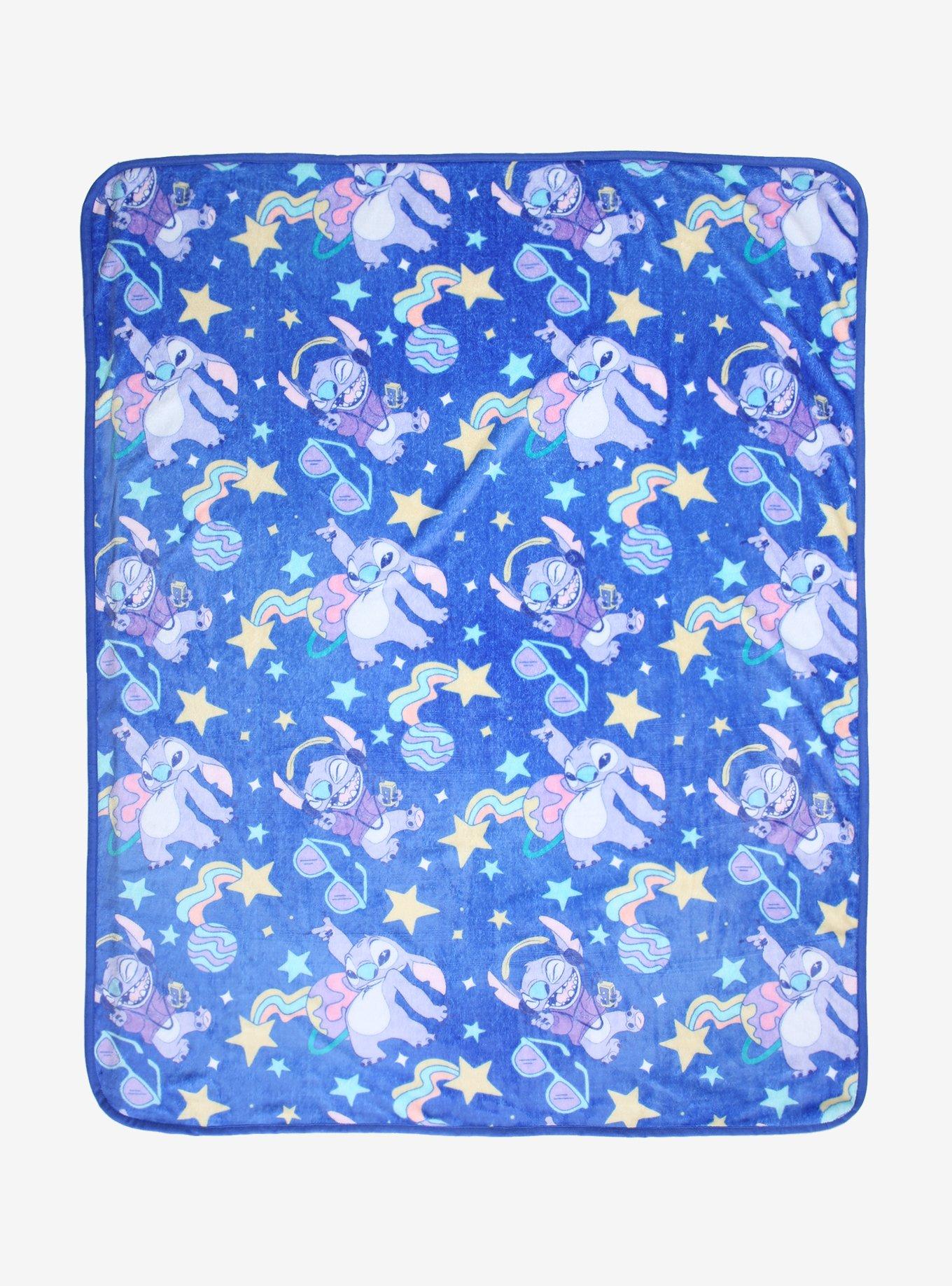 Disney Stitch Groovy Times Throw Blanket, , hi-res