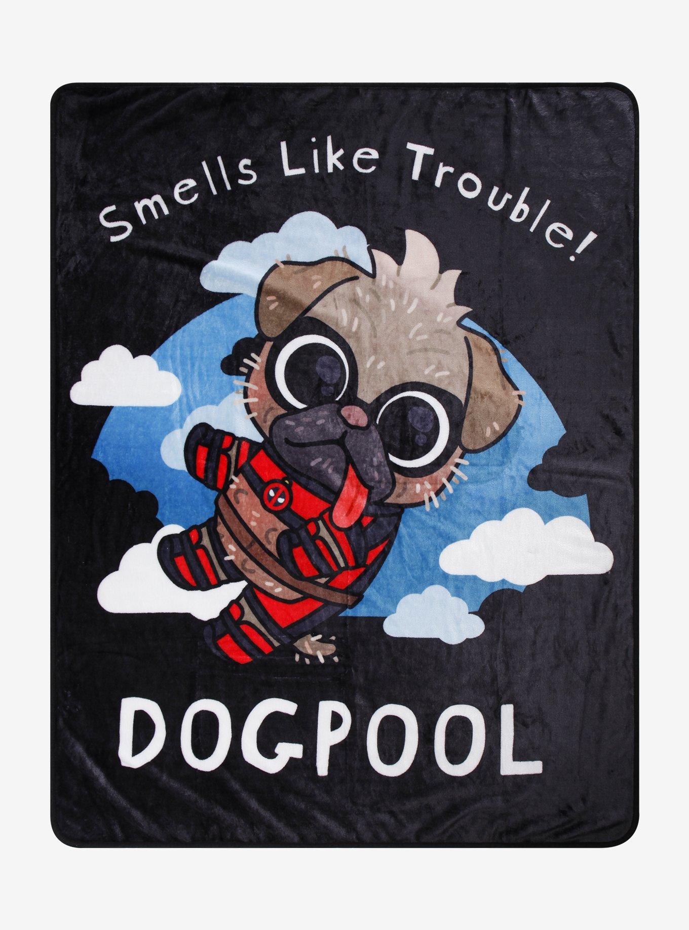 Marvel Deadpool & Wolverine Dogpool Throw Blanket, , hi-res