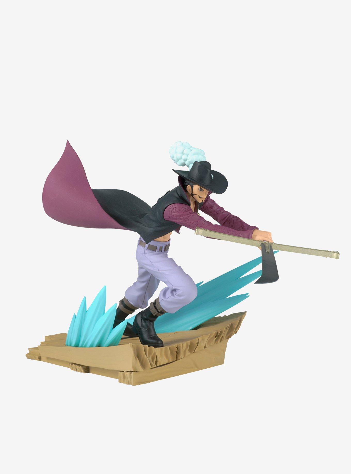 Banpresto One Piece Senkozekkei Dracule Mihawk Figure, , hi-res