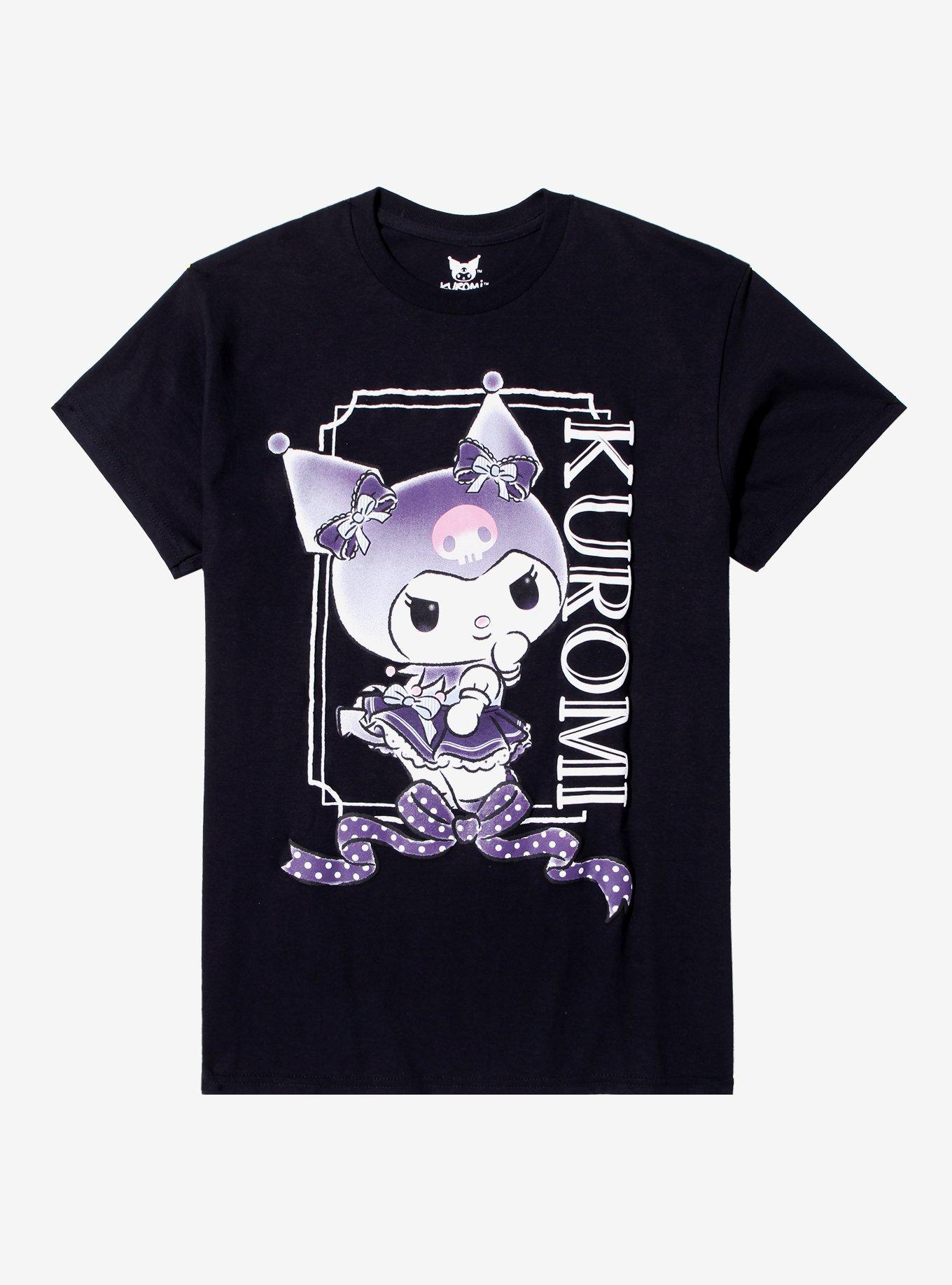 Kuromi Dress-Up Boyfriend Fit Girls T-Shirt, , hi-res