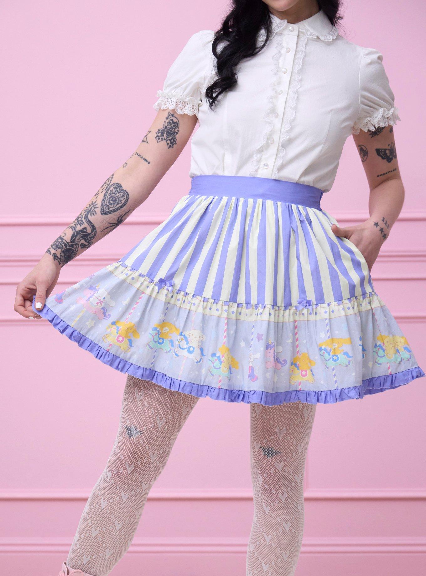 Cinnamoroll Carousel Tiered Skirt, , hi-res