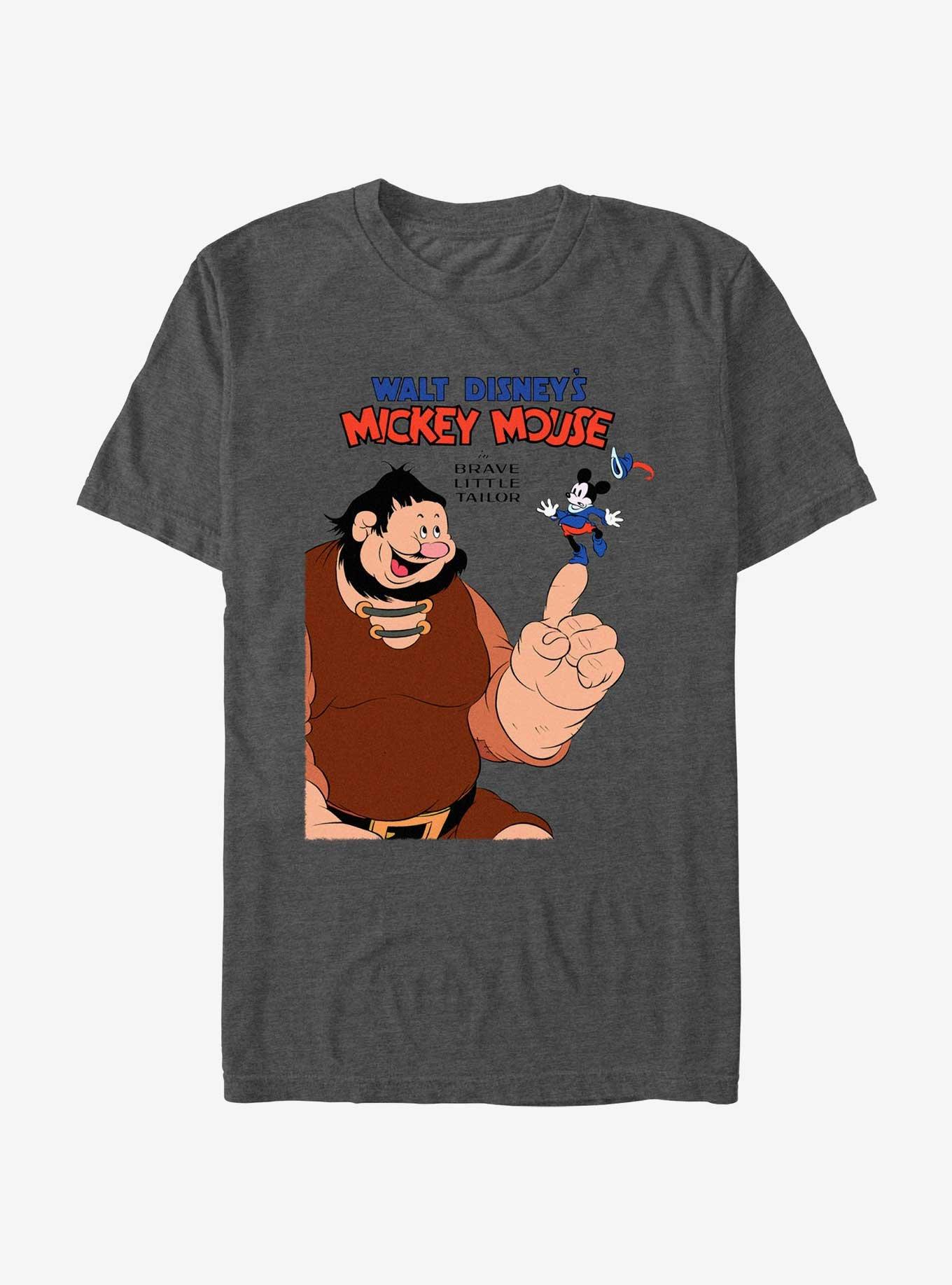 Disney Mickey Mouse Brave Little Tailor T-Shirt, CHAR HTR, hi-res