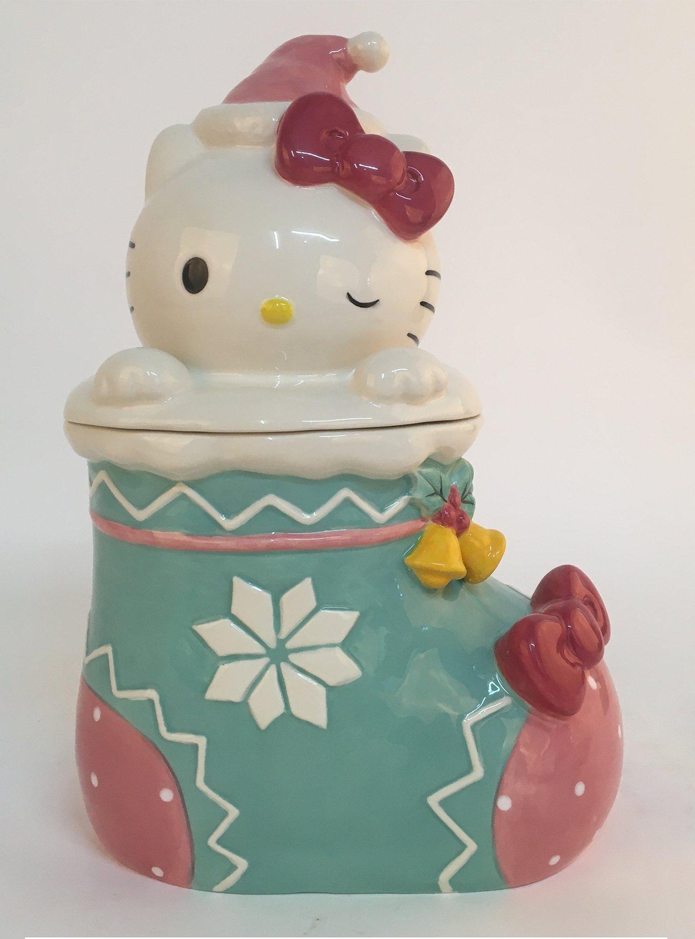 Blue Sky Hello Kitty Holiday Stocking Cookie Jar, , hi-res