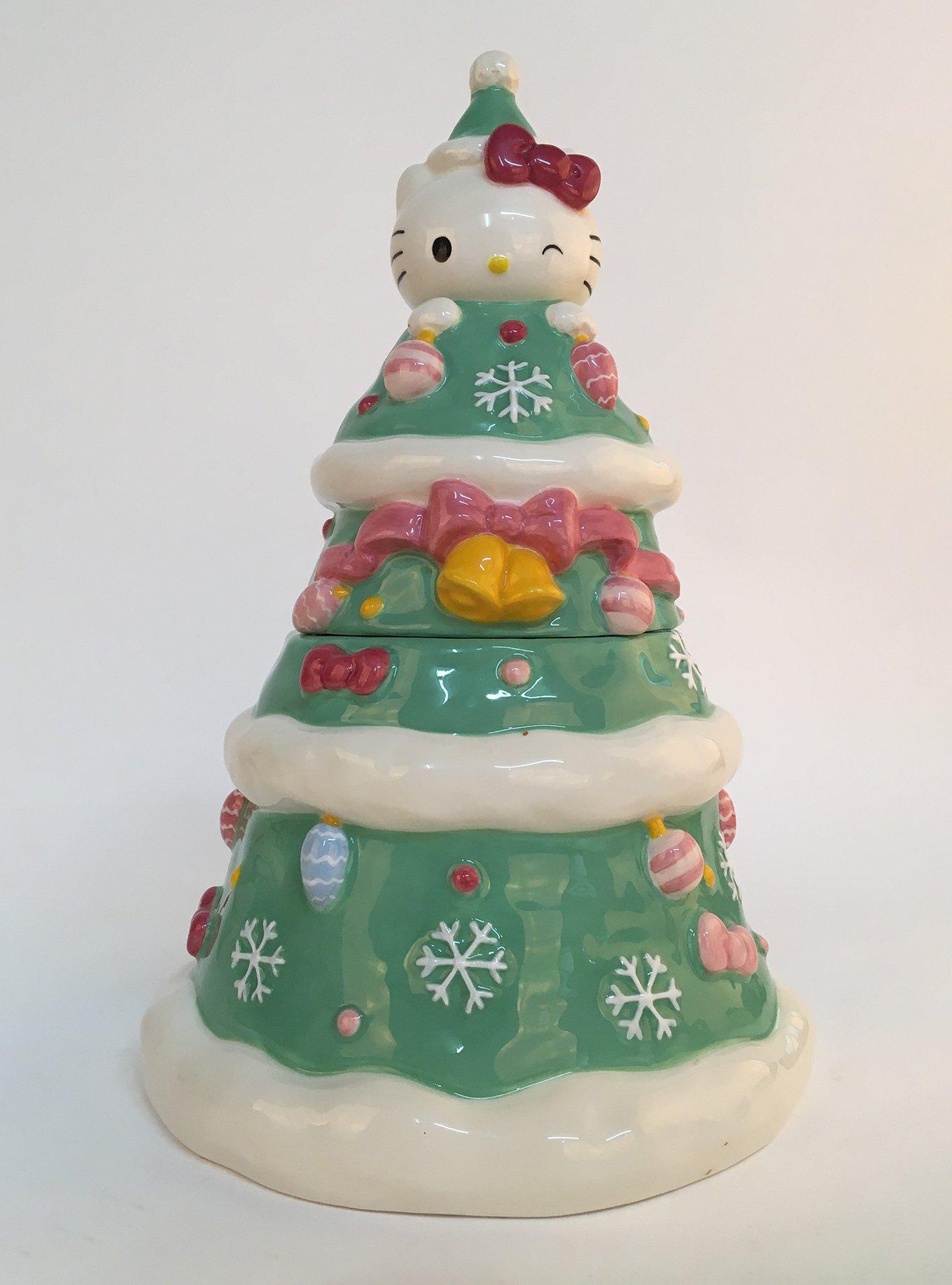 Blue Sky Hello Kitty Christmas Tree Cookie Jar, , hi-res