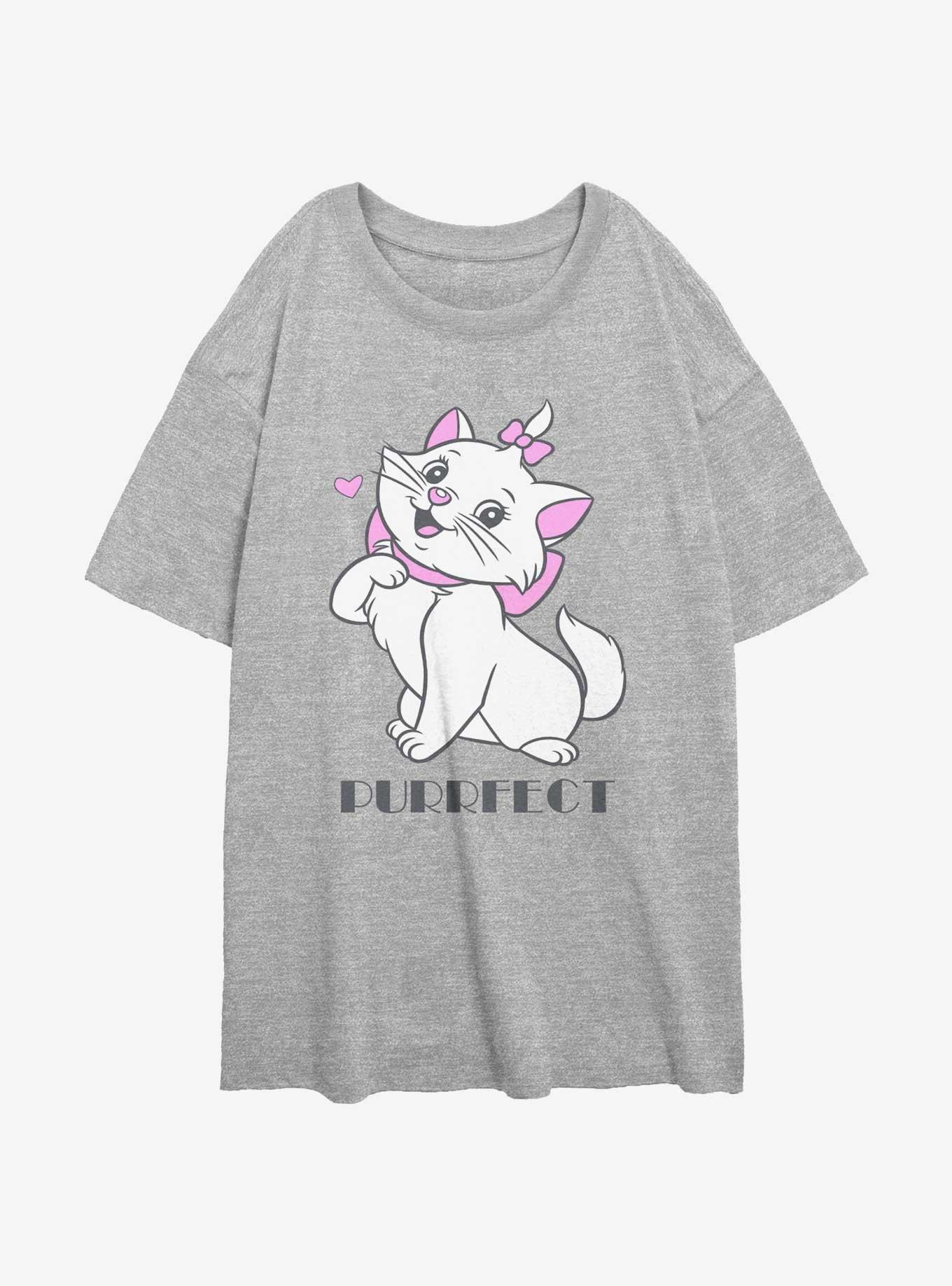 Disney The AristoCats Marie Purrfect Girls Oversized T-Shirt