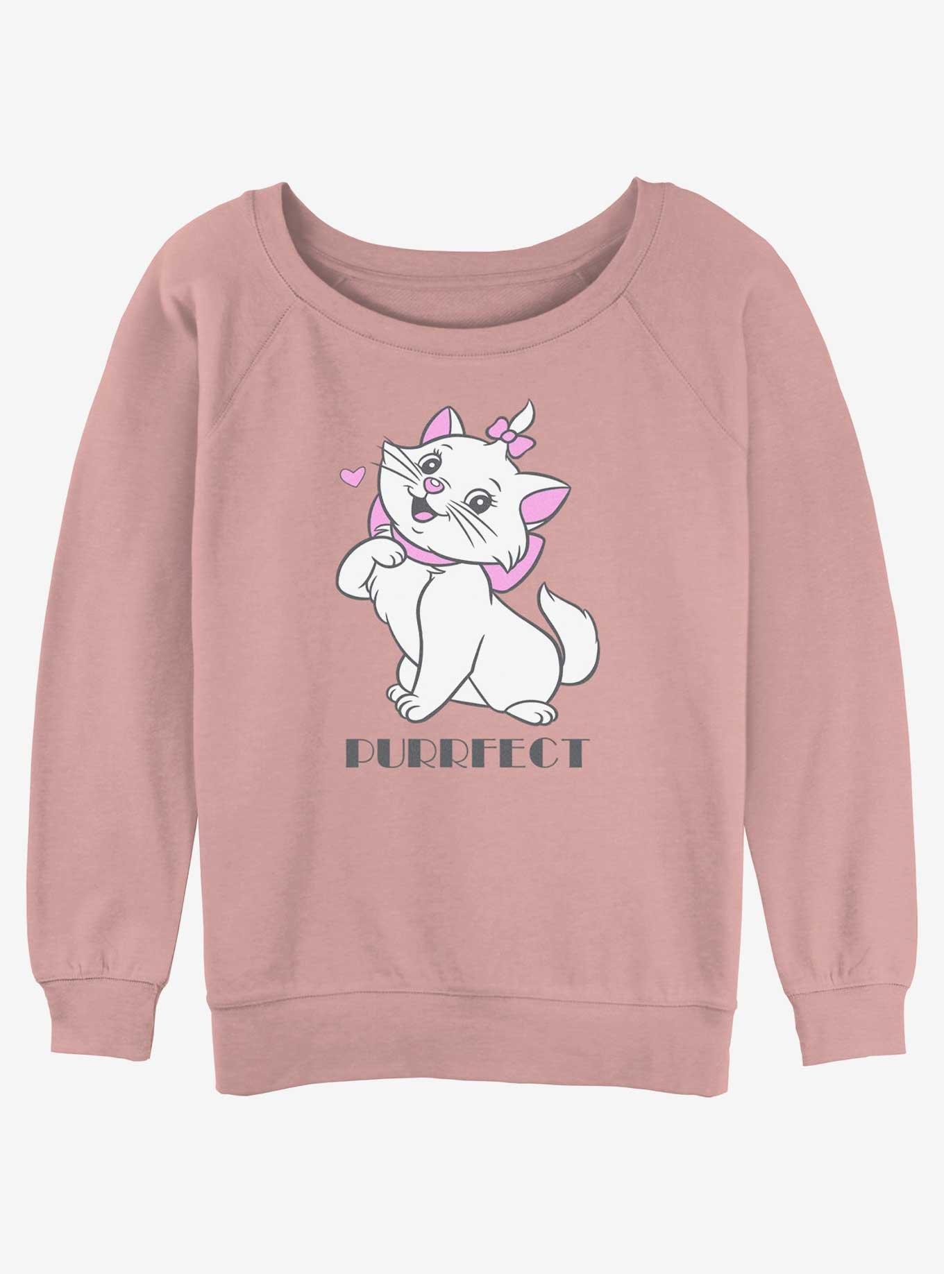 Disney The AristoCats Marie Purrfect Girls Slouchy Sweatshirt