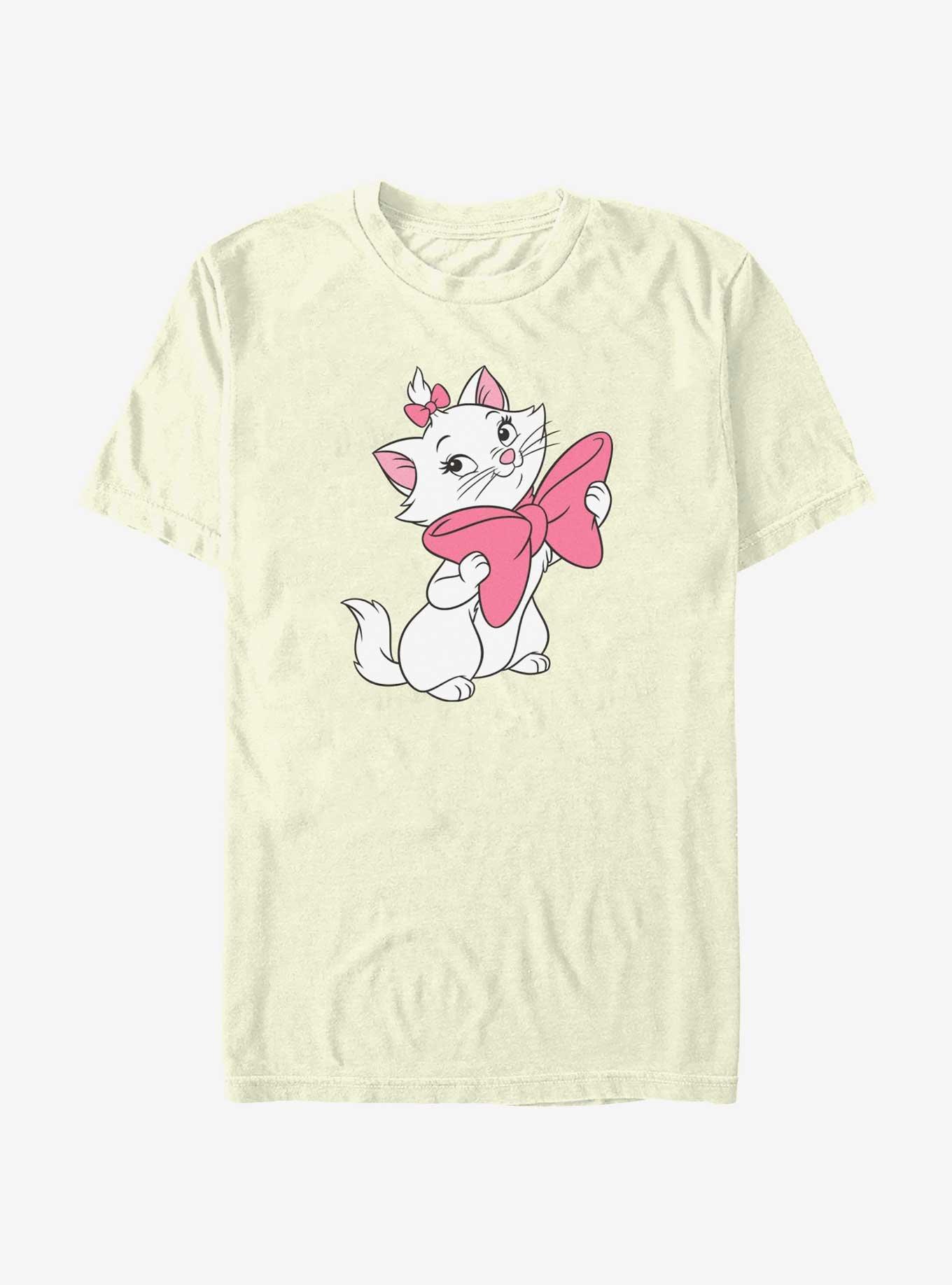 Disney The AristoCats Marie Bow Smile T-Shirt, NATURAL, hi-res