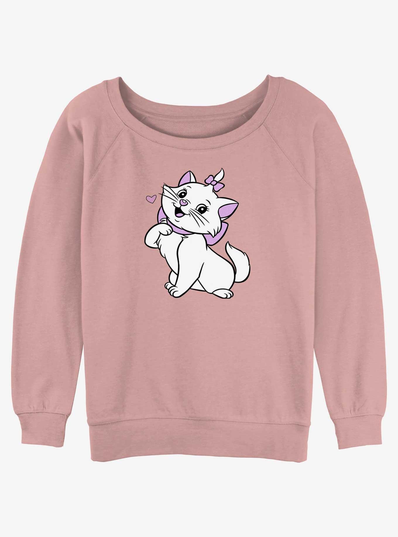 Disney The AristoCats Marie Cute Pose Girls Slouchy Sweatshirt, , hi-res