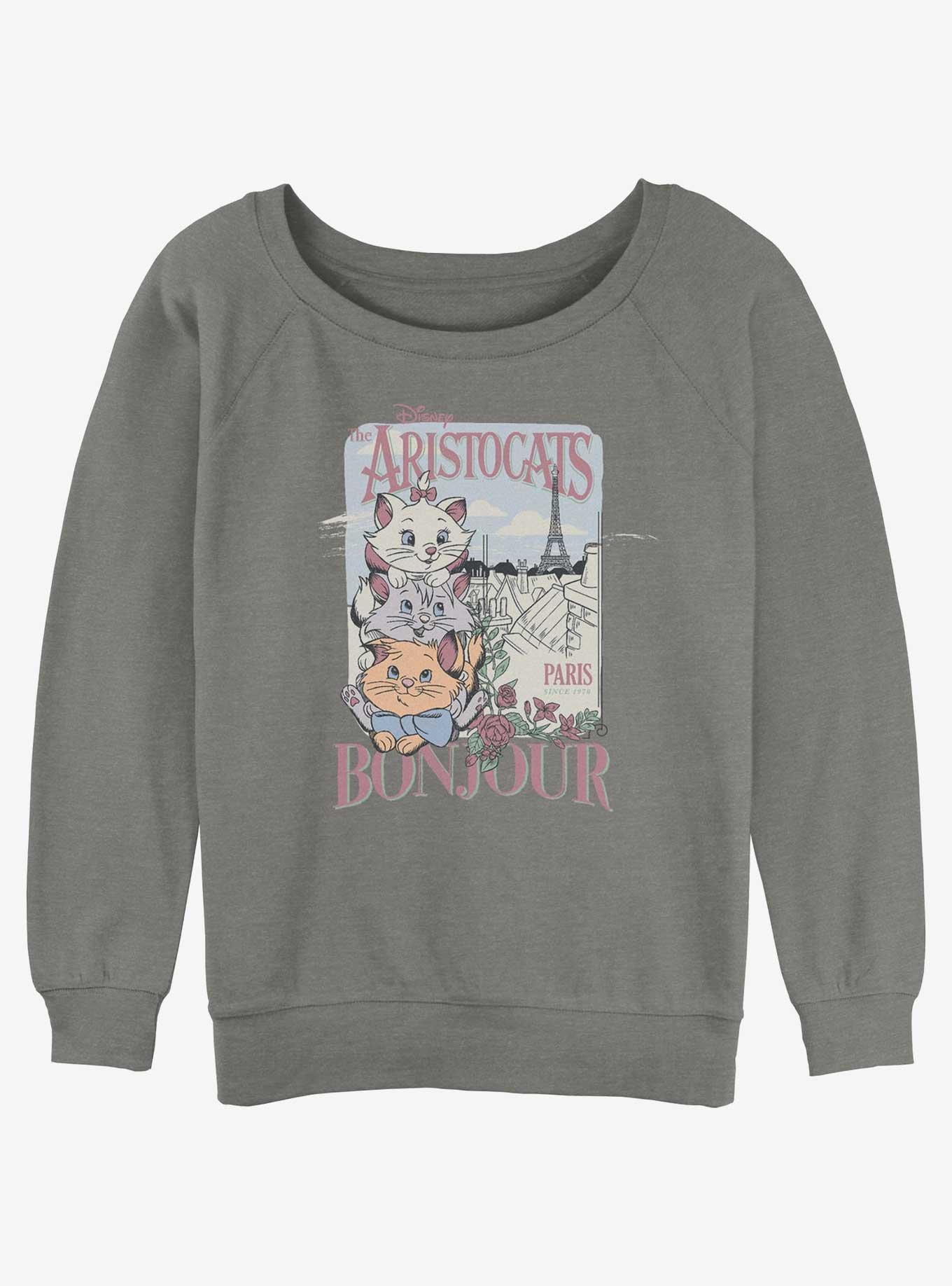 Disney The AristoCats Paris Girls Slouchy Sweatshirt, , hi-res