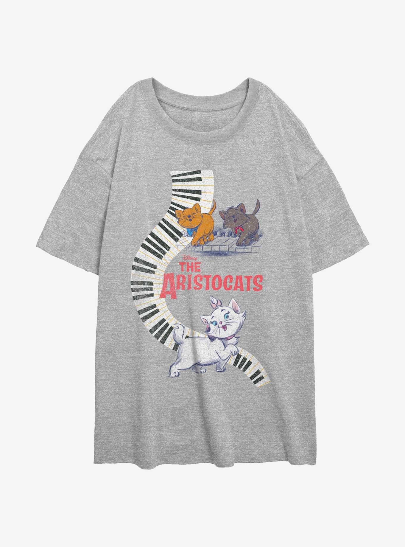 Disney The AristoCats Piano Girls Oversized T-Shirt, , hi-res