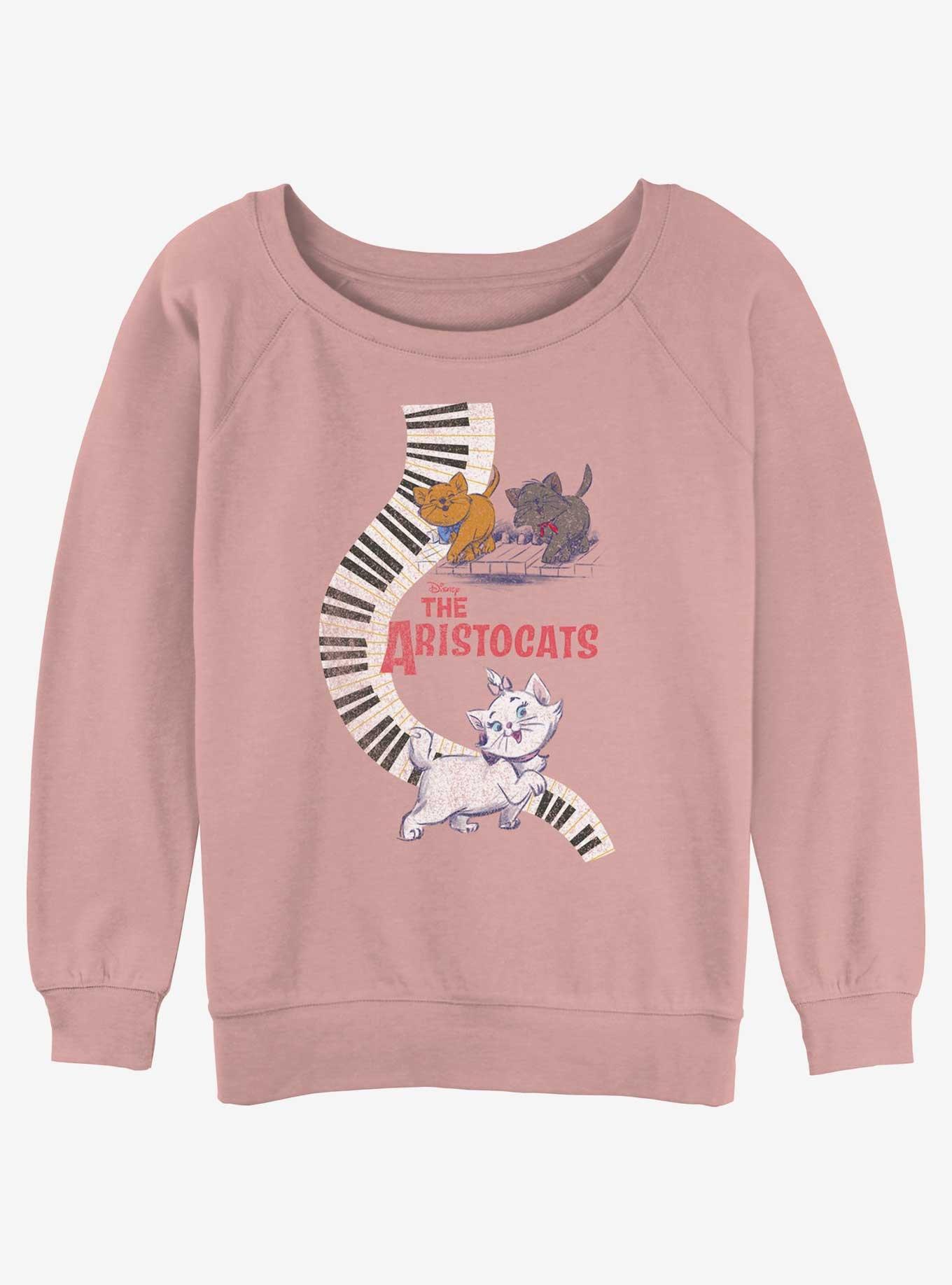 Disney The AristoCats Piano Girls Slouchy Sweatshirt, , hi-res