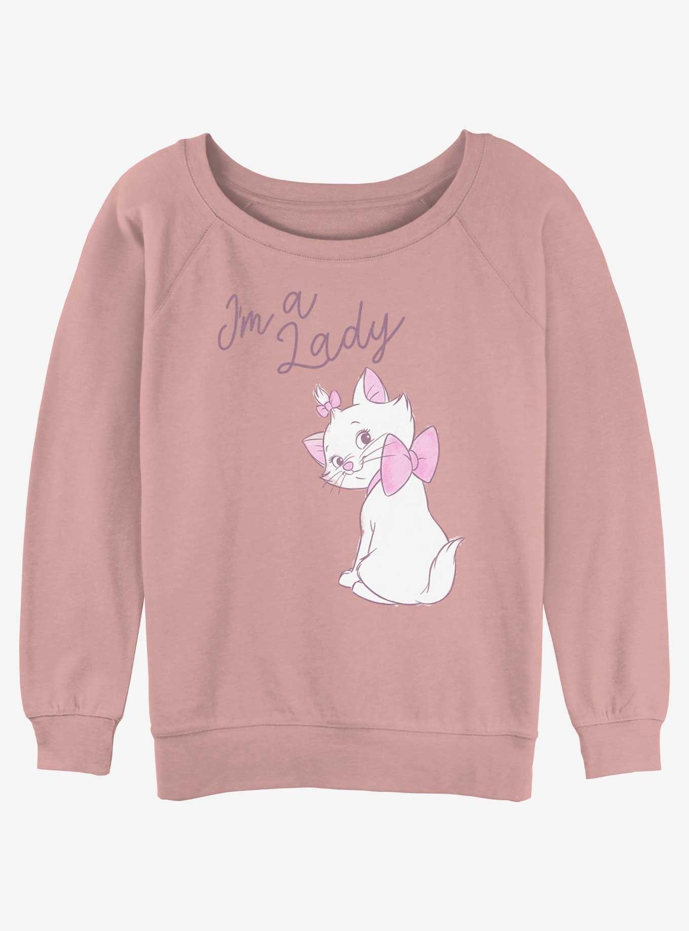 Disney The AristoCats A Lady Girls Slouchy Sweatshirt, , hi-res