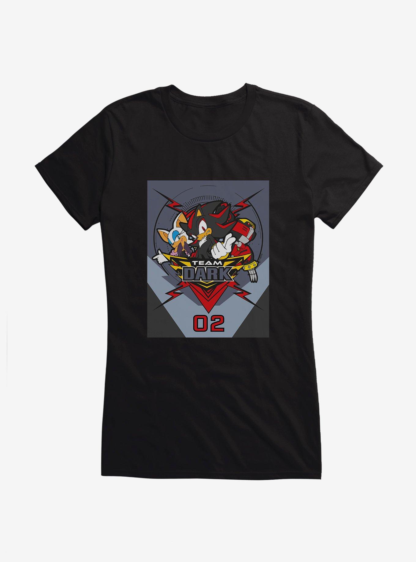 Sonic The Hedgehog Team Sonic Racing 2019 Team Dark Girls T-Shirt, , hi-res