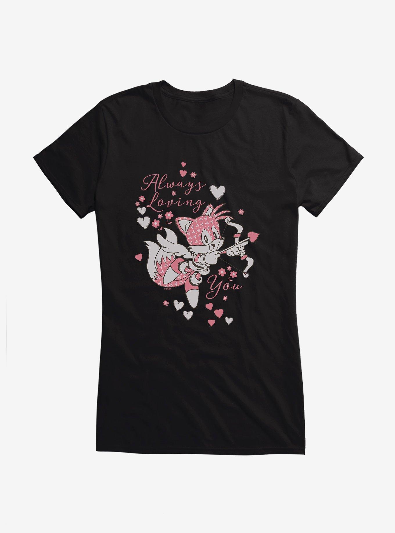 Sonic The Hedgehog Tails Always Loving You Girls T-Shirt, , hi-res