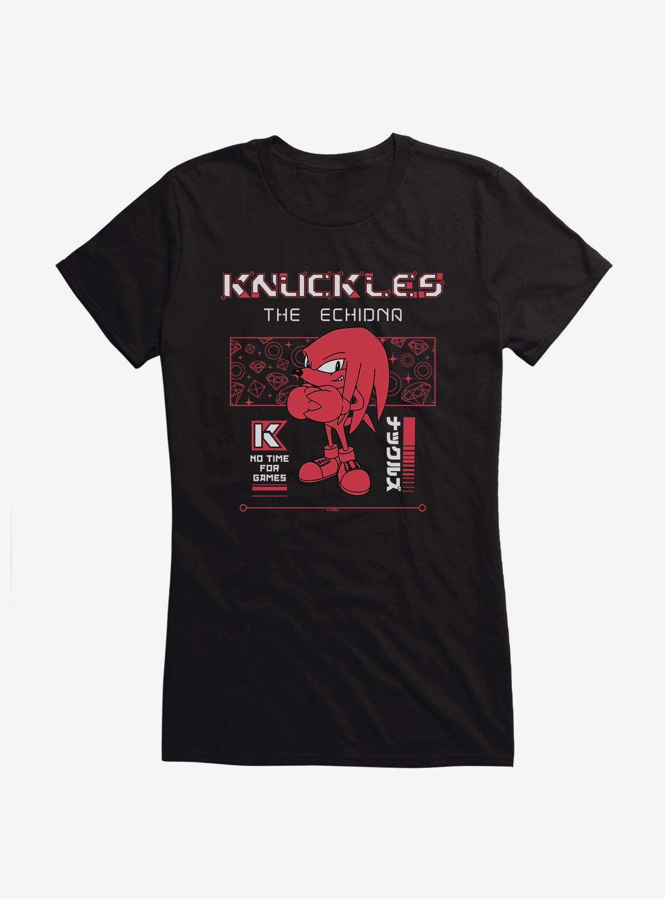 Sonic The Hedgehog Knuckles Echidna Girls T-Shirt