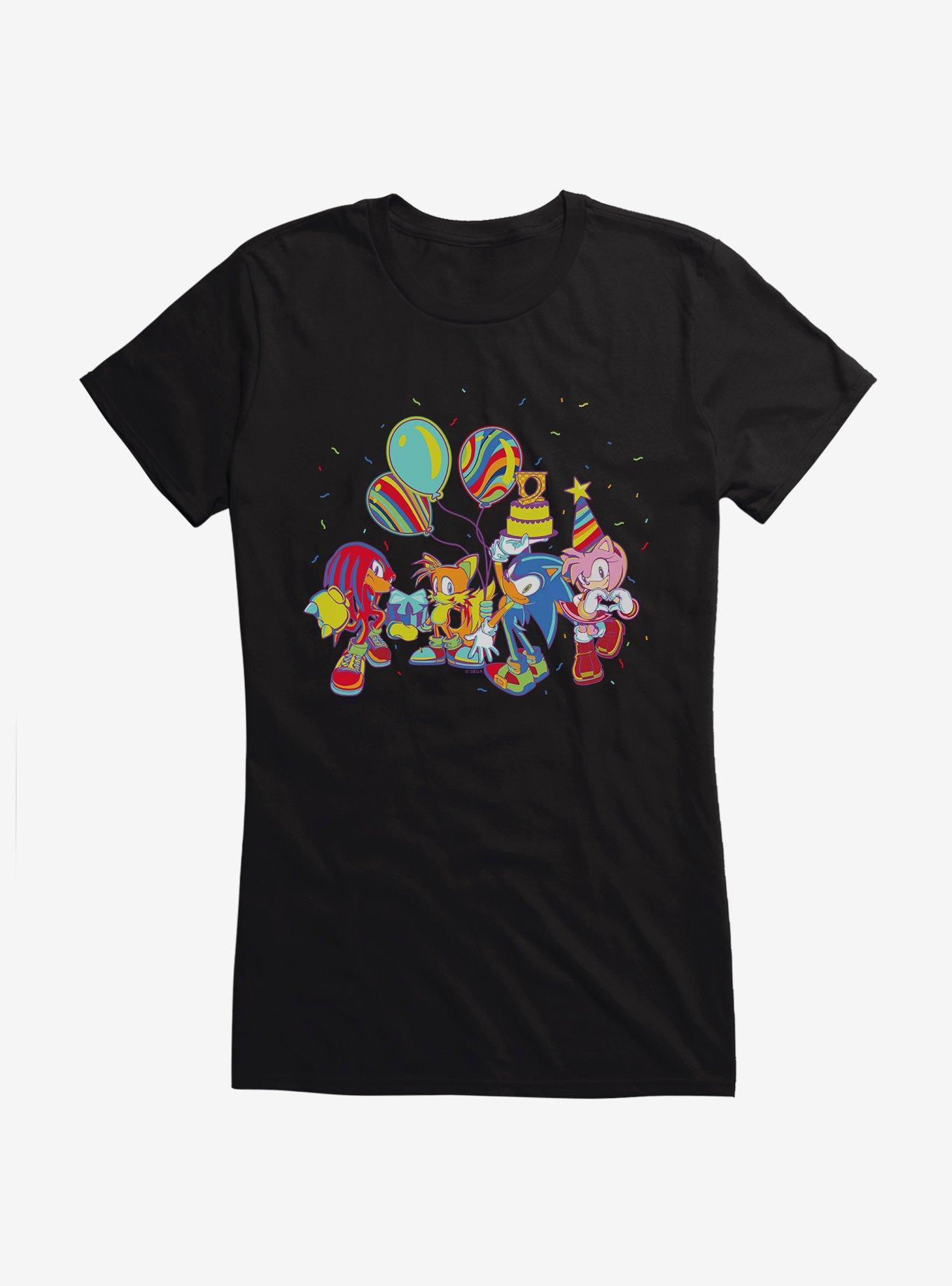 Sonic The Hedgehog Summer Squad Girls T-Shirt