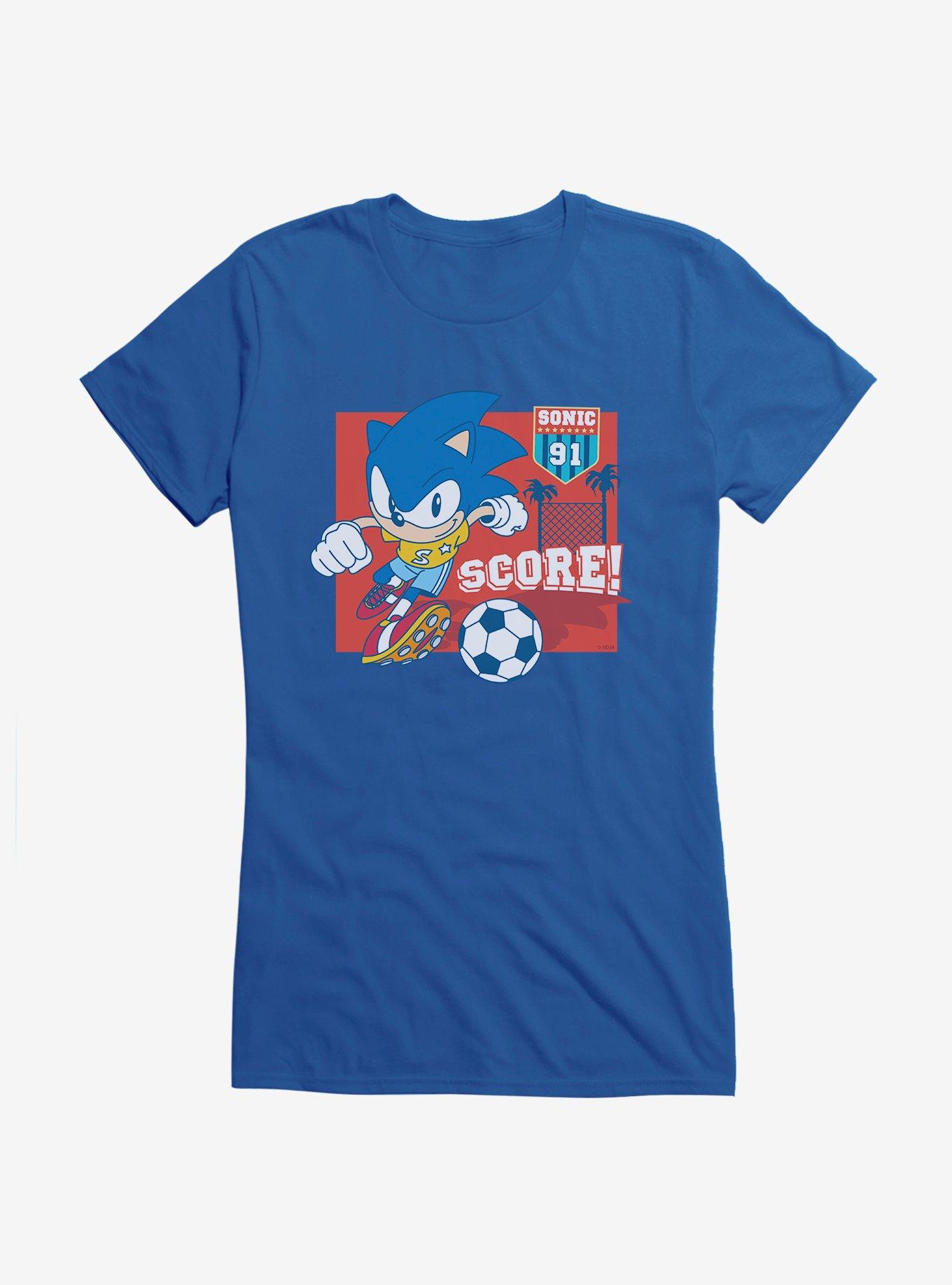 Sonic The Hedgehog Summer Games Soccer Girls T-Shirt, , hi-res