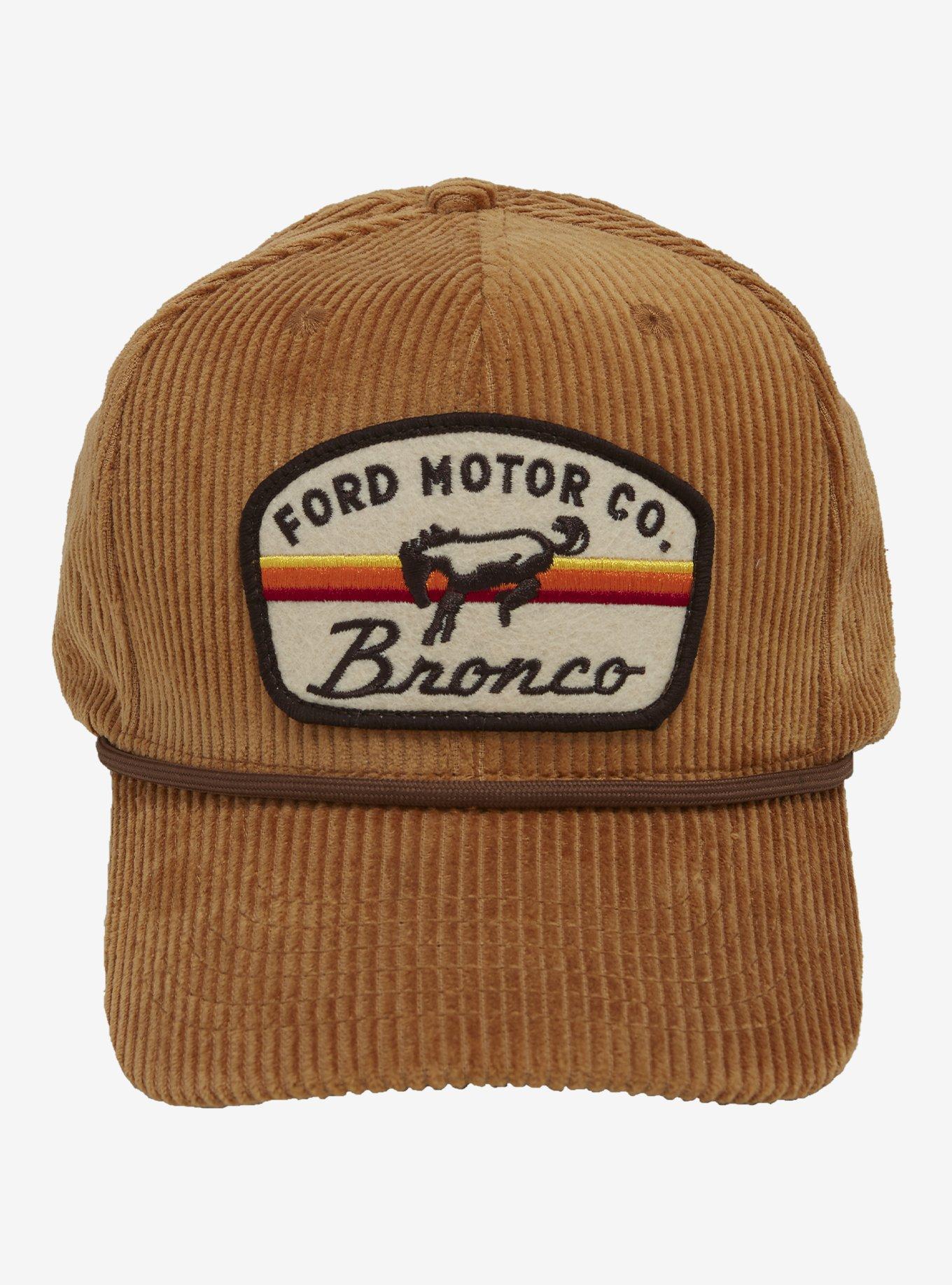 Ford Bronco Corduroy Snapback Hat, , hi-res