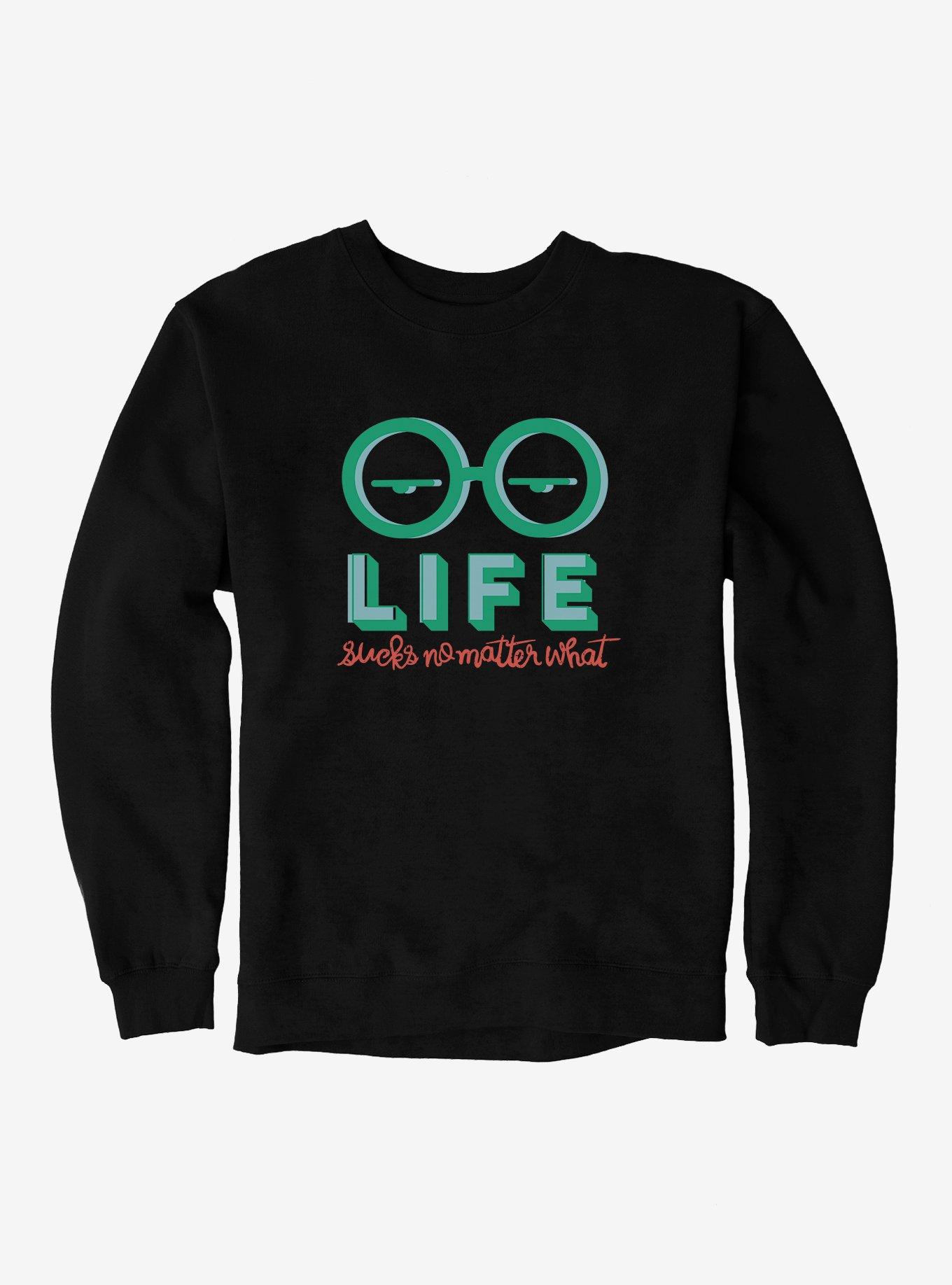 Daria Life Sucks Green Frames Sweatshirt, , hi-res