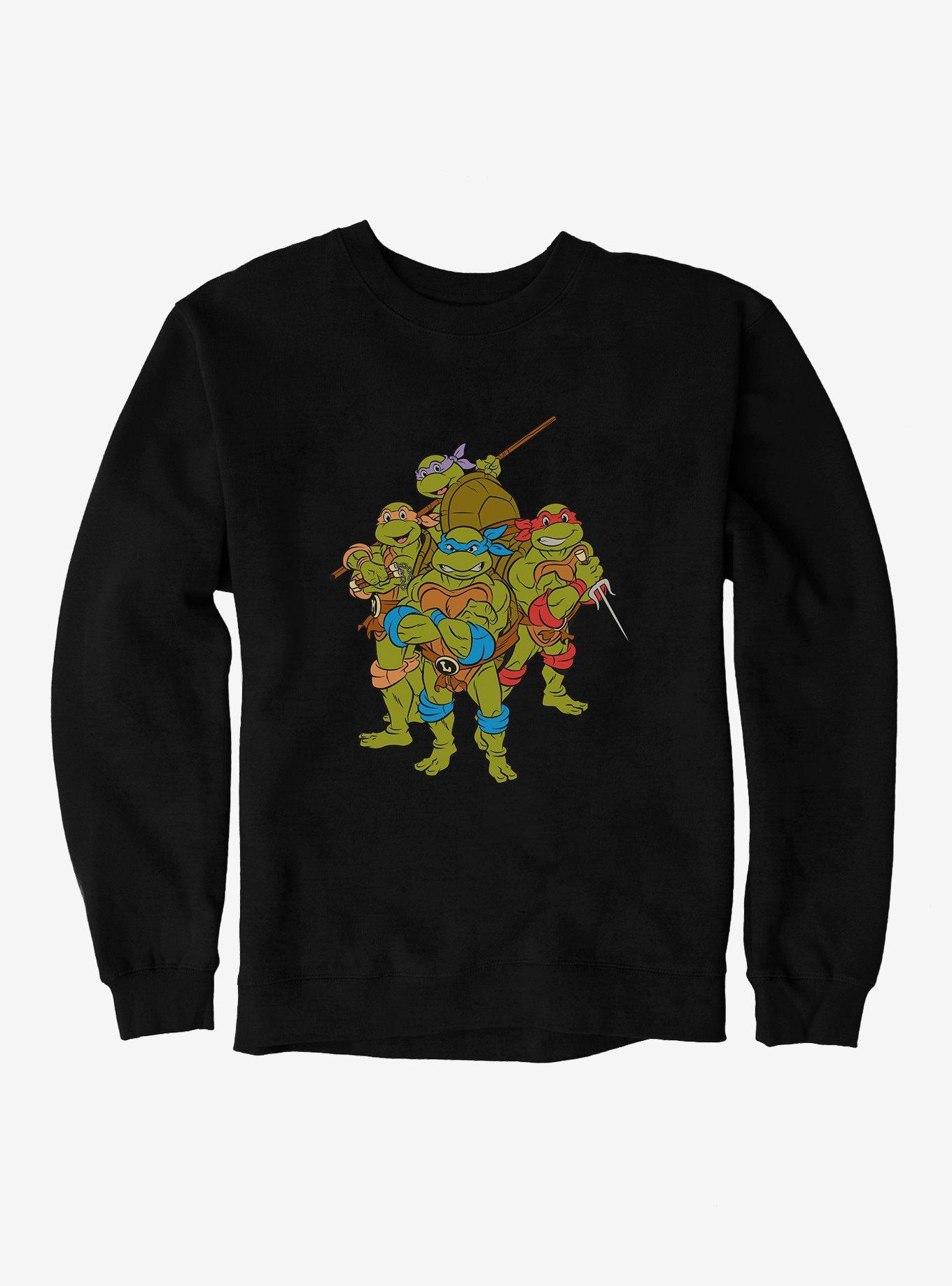 Teenage Mutant Ninja Turtles Group Pose Sweatshirt, , hi-res