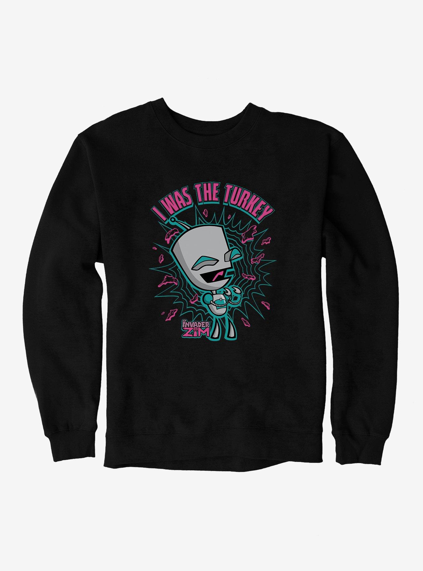 Invader Zim I Was The Turkey Sweatshirt, , hi-res